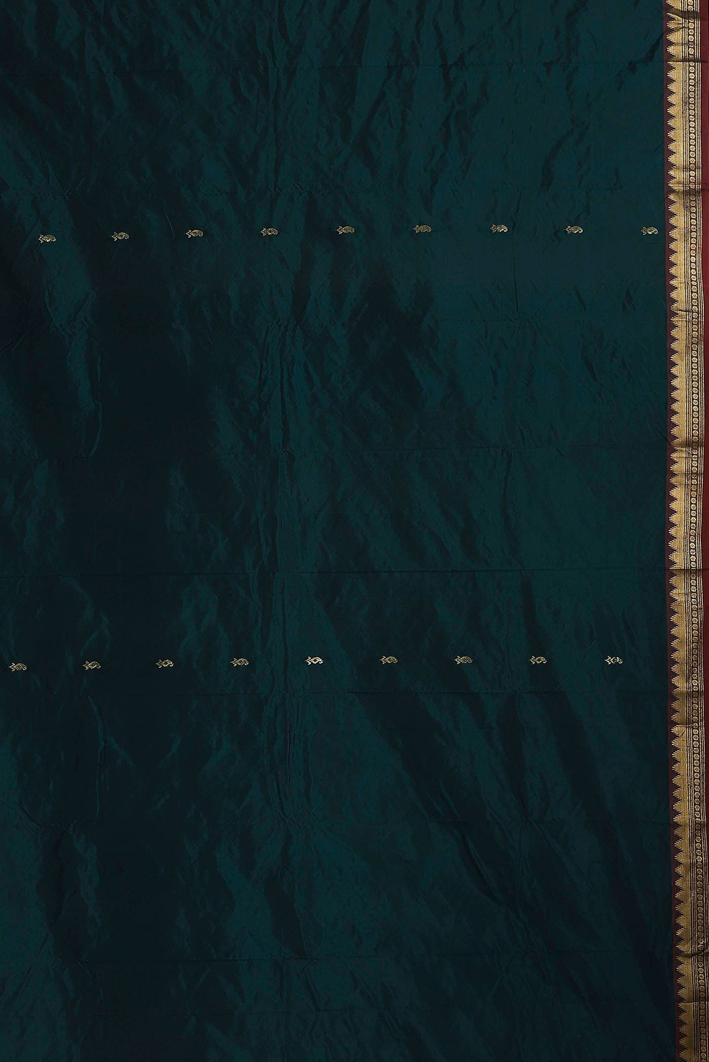 Blue Blended Bangalore Silk Saree