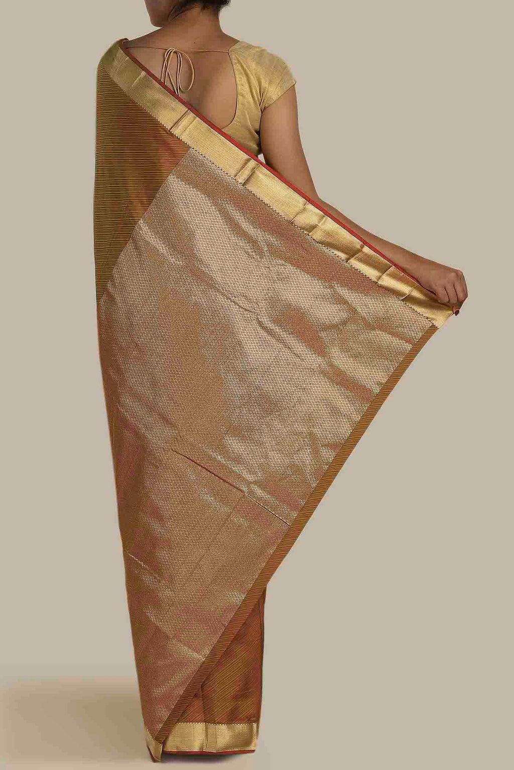 Green Blended Bangalore Silk Saree