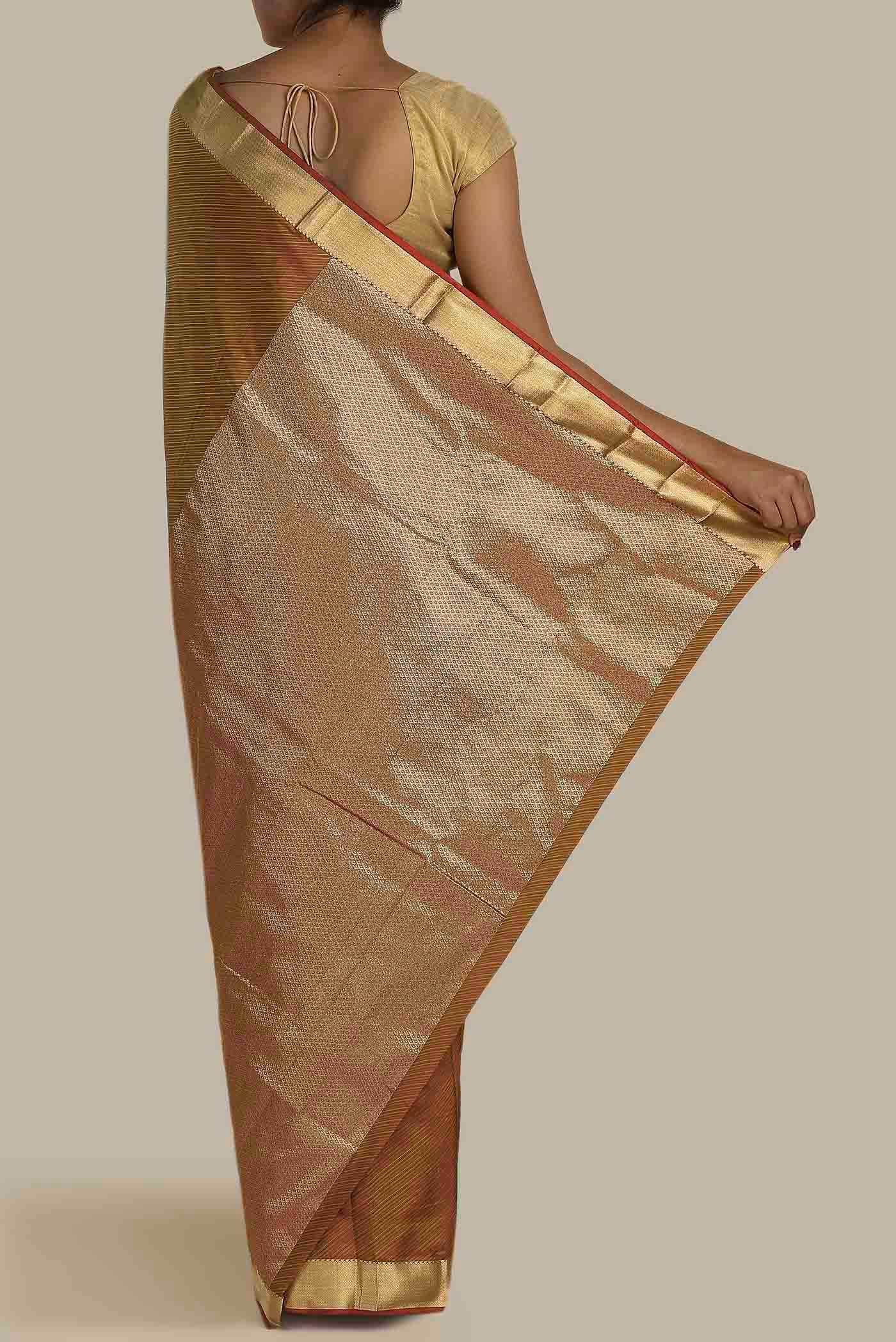 Green Blended Bangalore Silk Saree