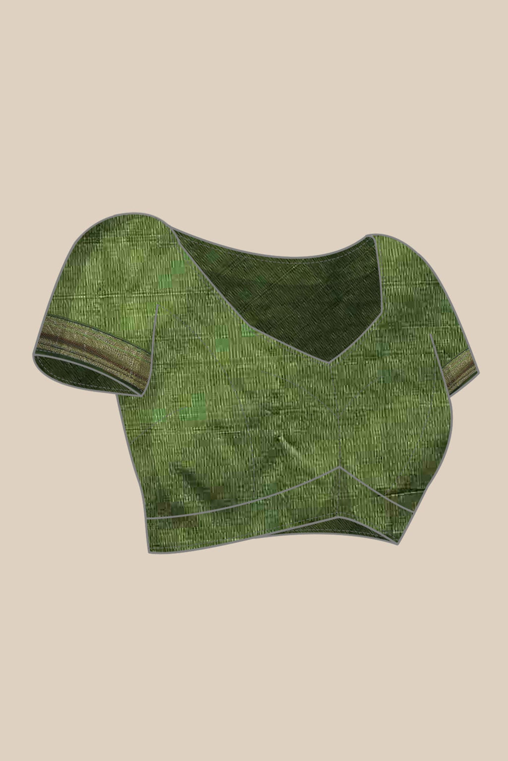 Green Bangalore Silk Saree