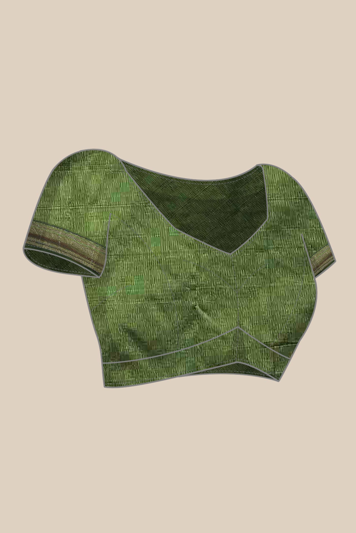Green Bangalore Silk Saree
