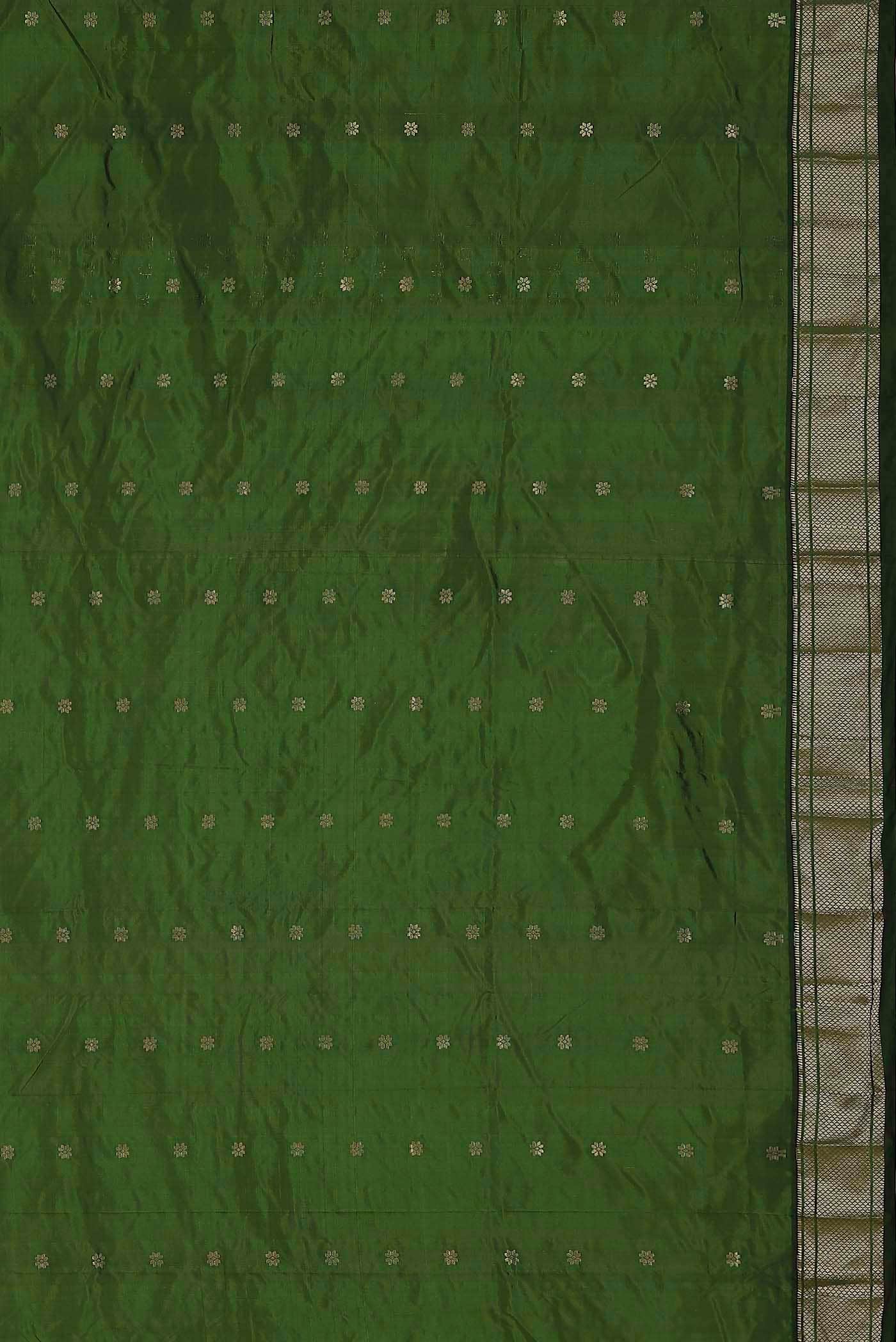 Green Bangalore Silk Saree