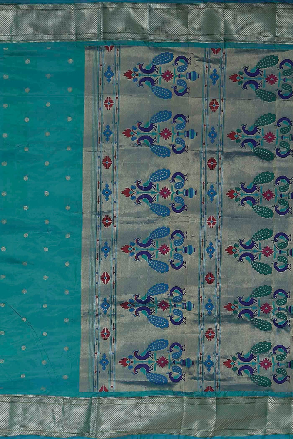 Blue Bangalore Silk Saree