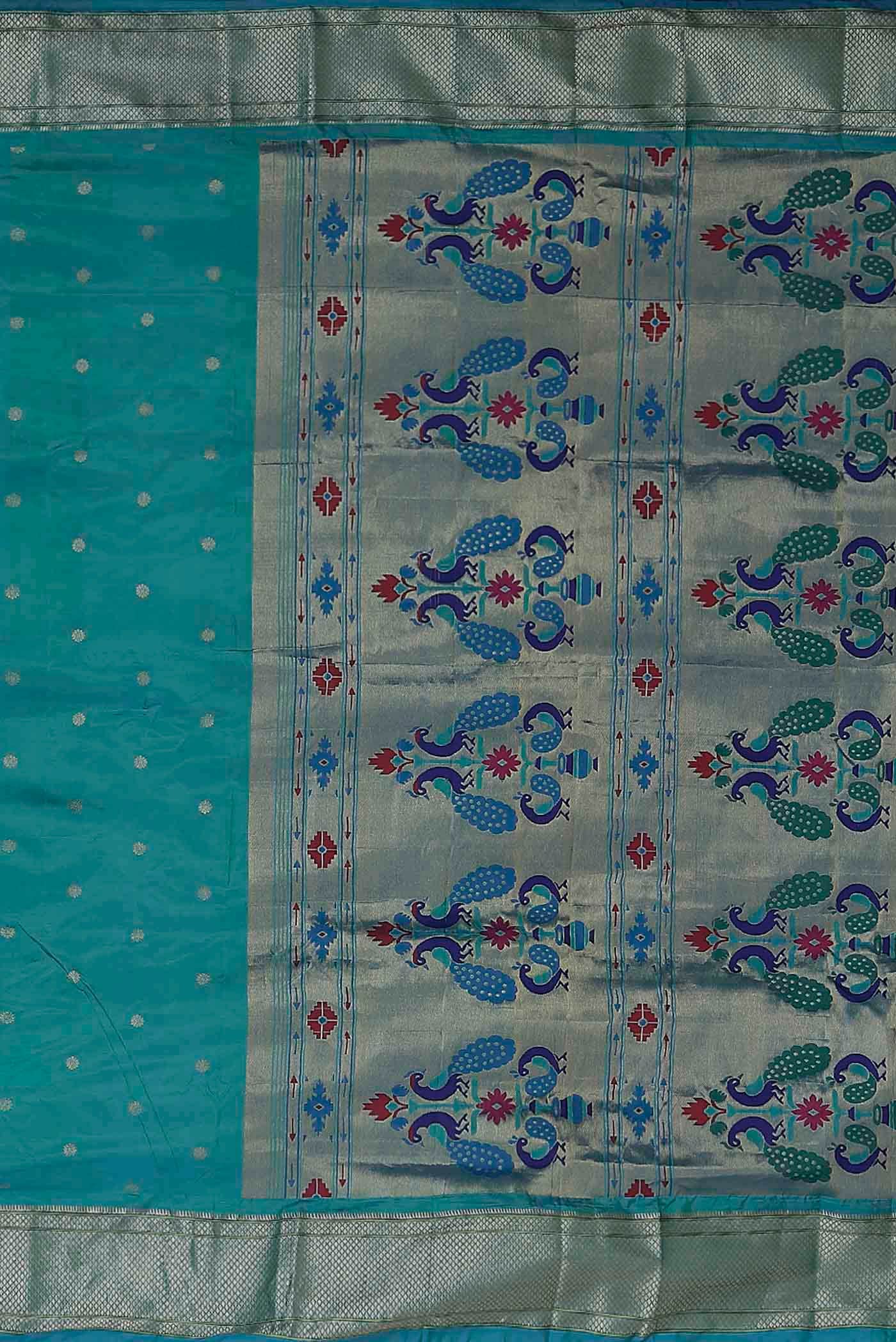 Blue Bangalore Silk Saree