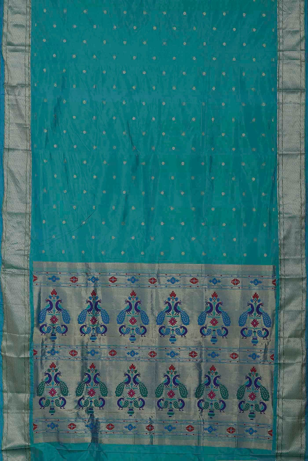 Blue Bangalore Silk Saree