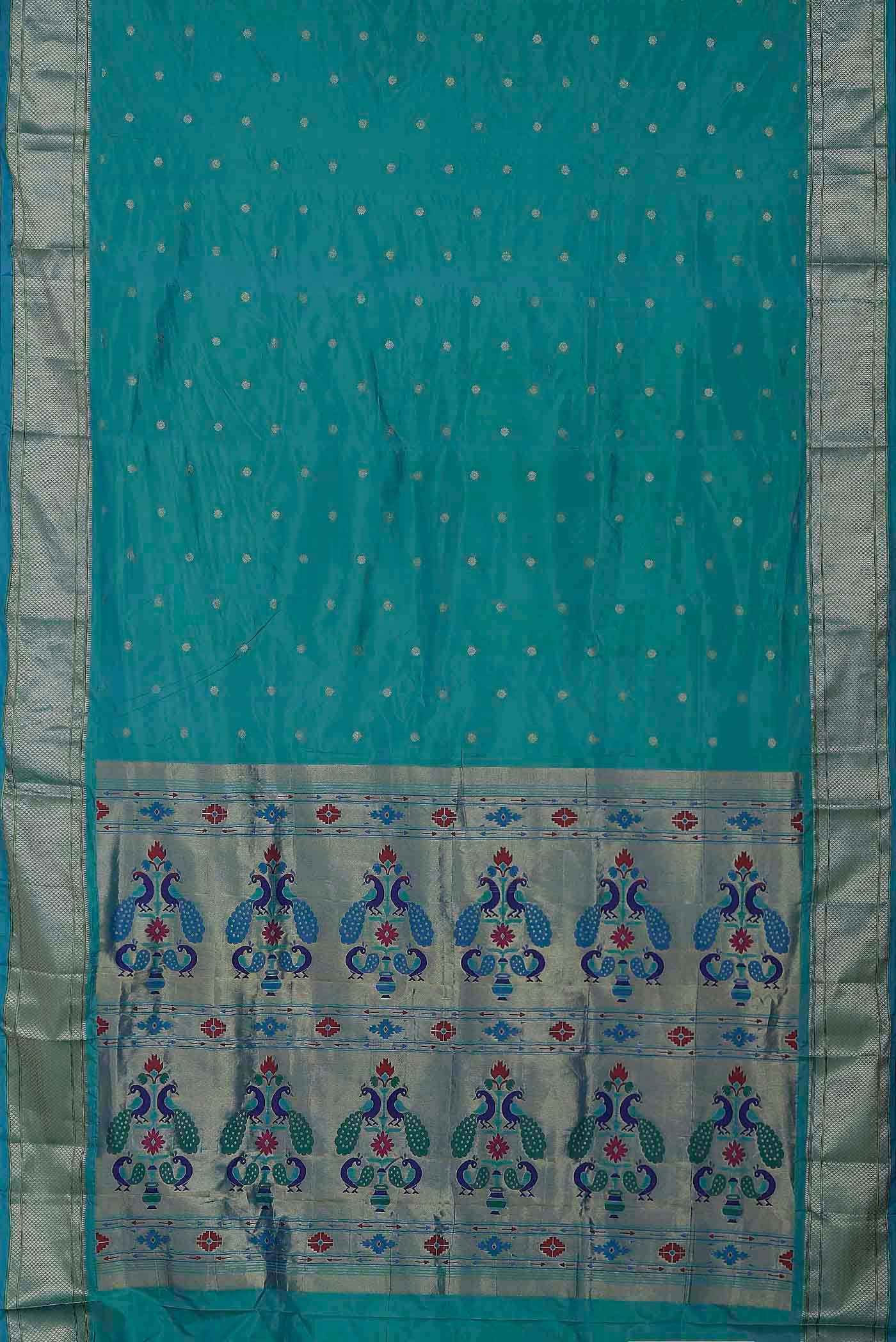 Blue Bangalore Silk Saree