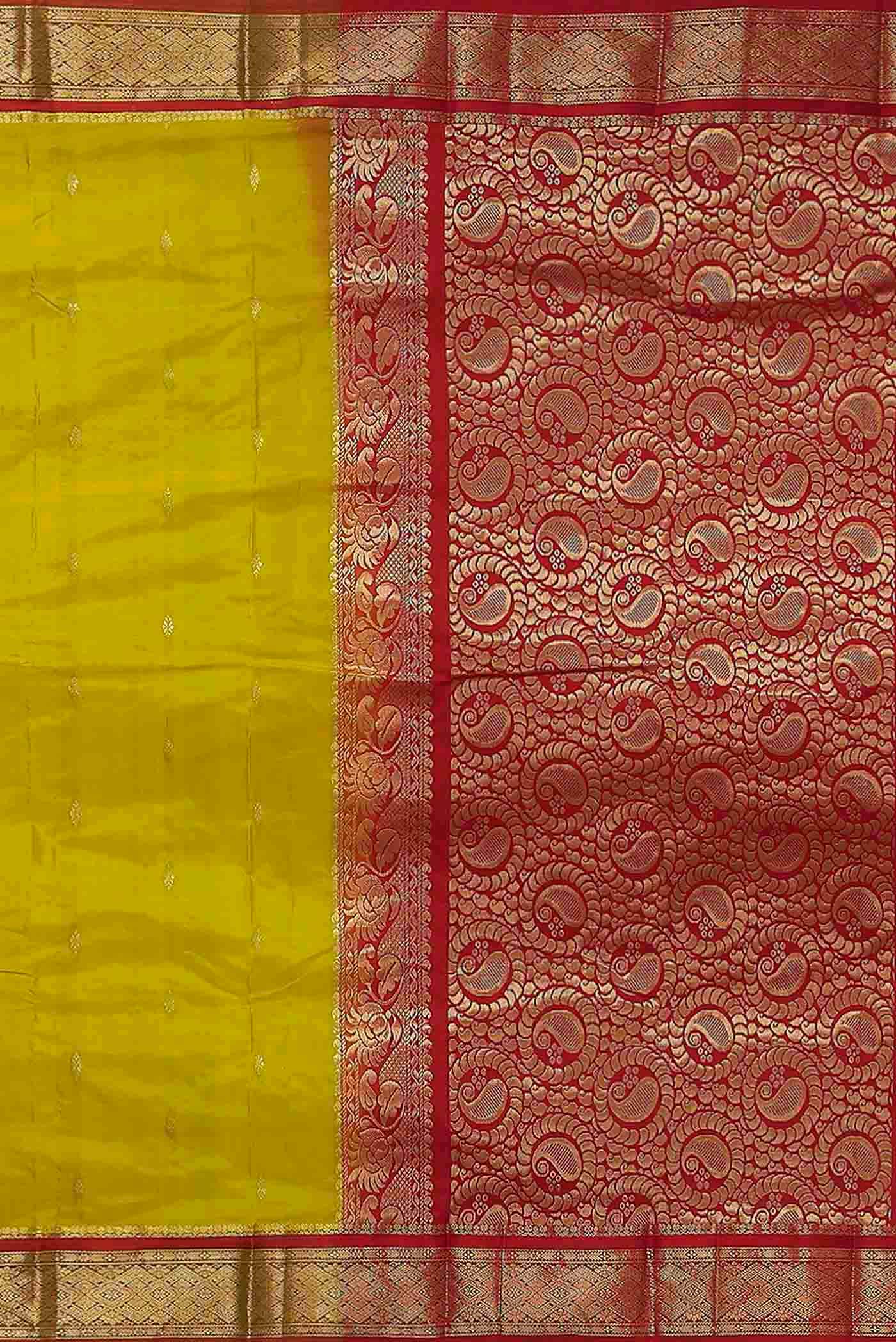 Green Blended Bangalore Silk Saree