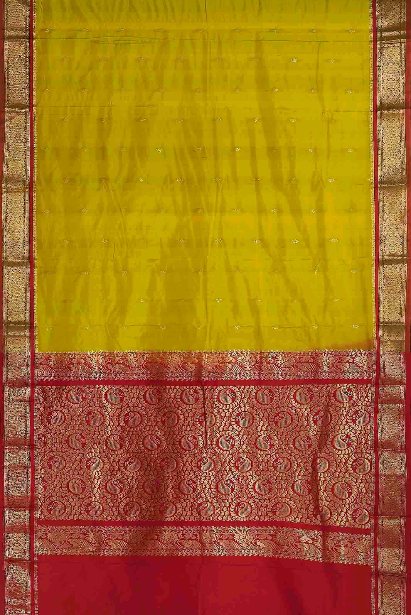Green Blended Bangalore Silk Saree