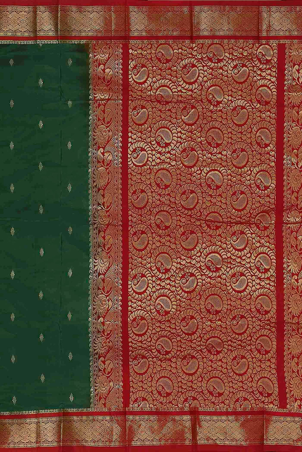 Green Bangalore Silk Saree