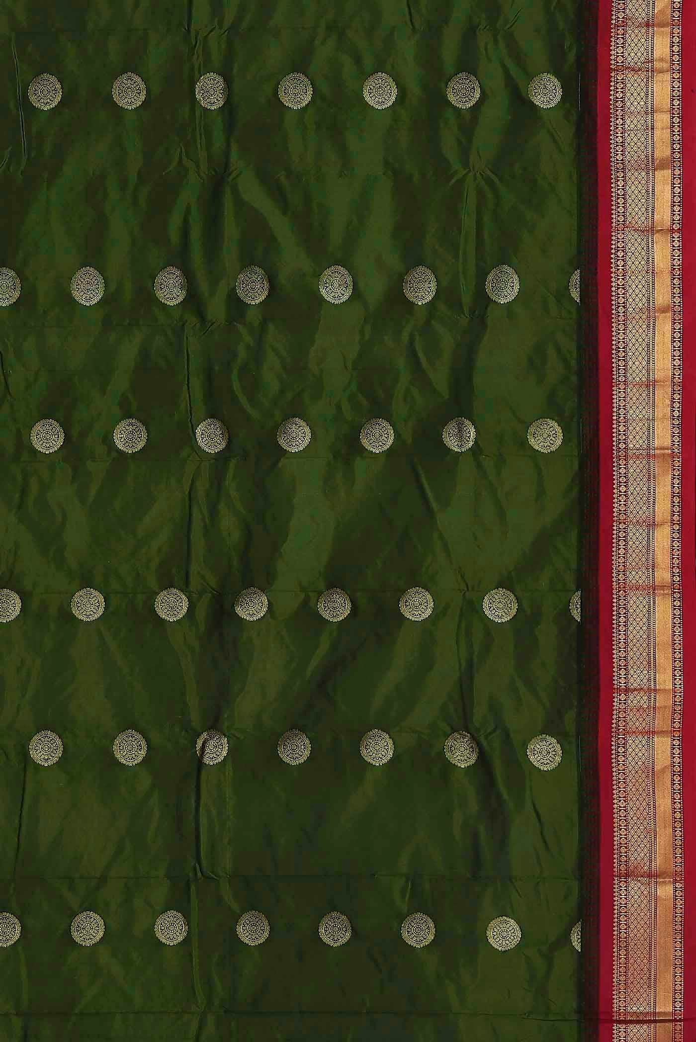 Green Bangalore Silk Saree