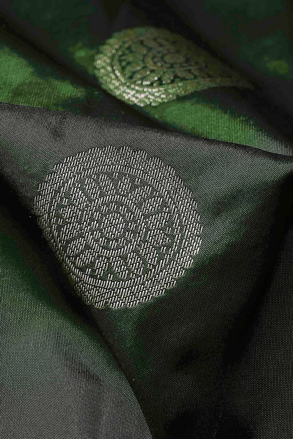 Green Bangalore Silk Saree