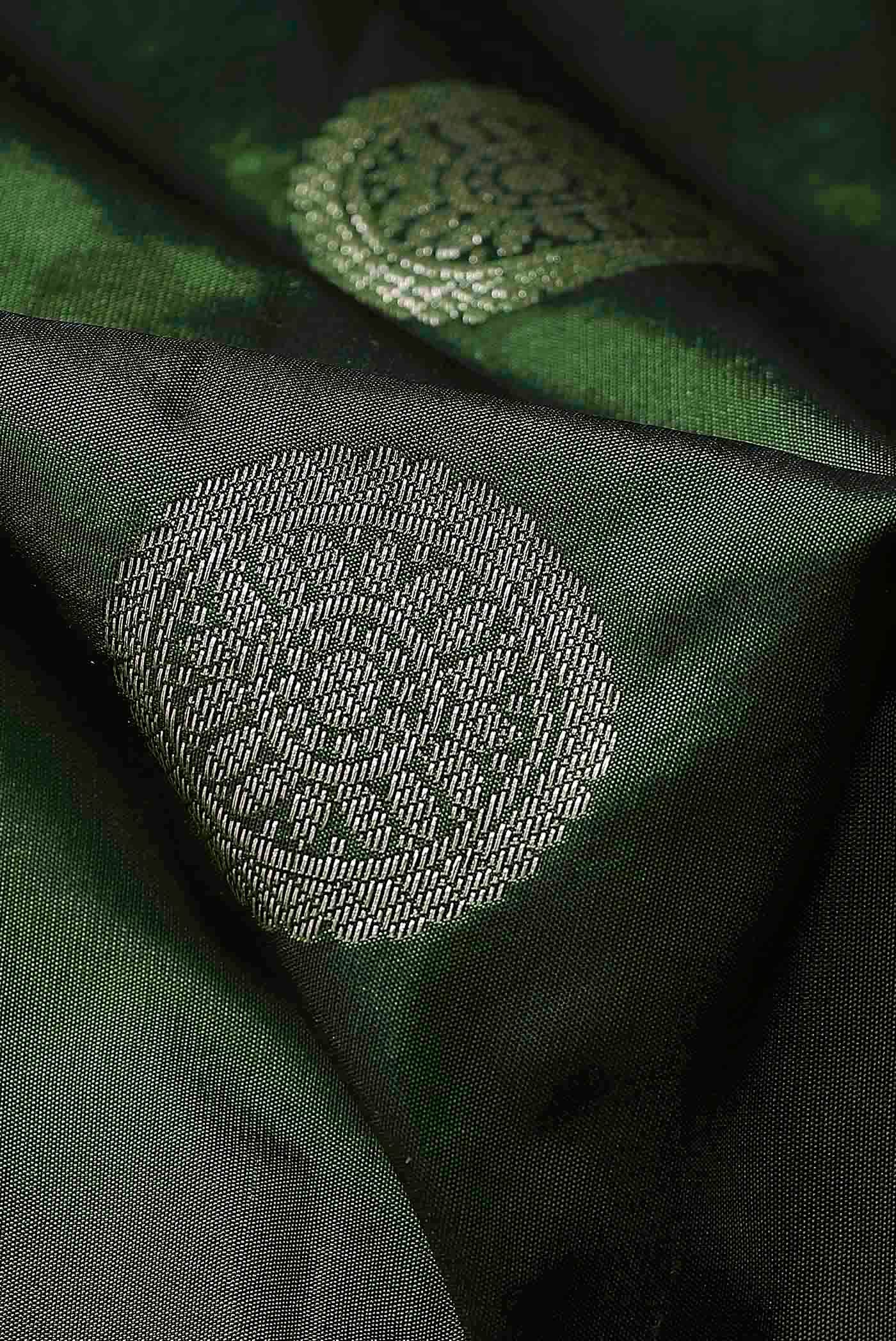 Green Bangalore Silk Saree