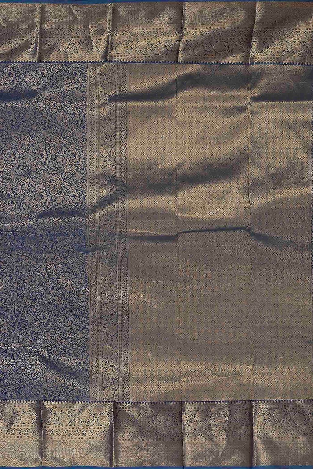 Blue Bangalore Silk Saree
