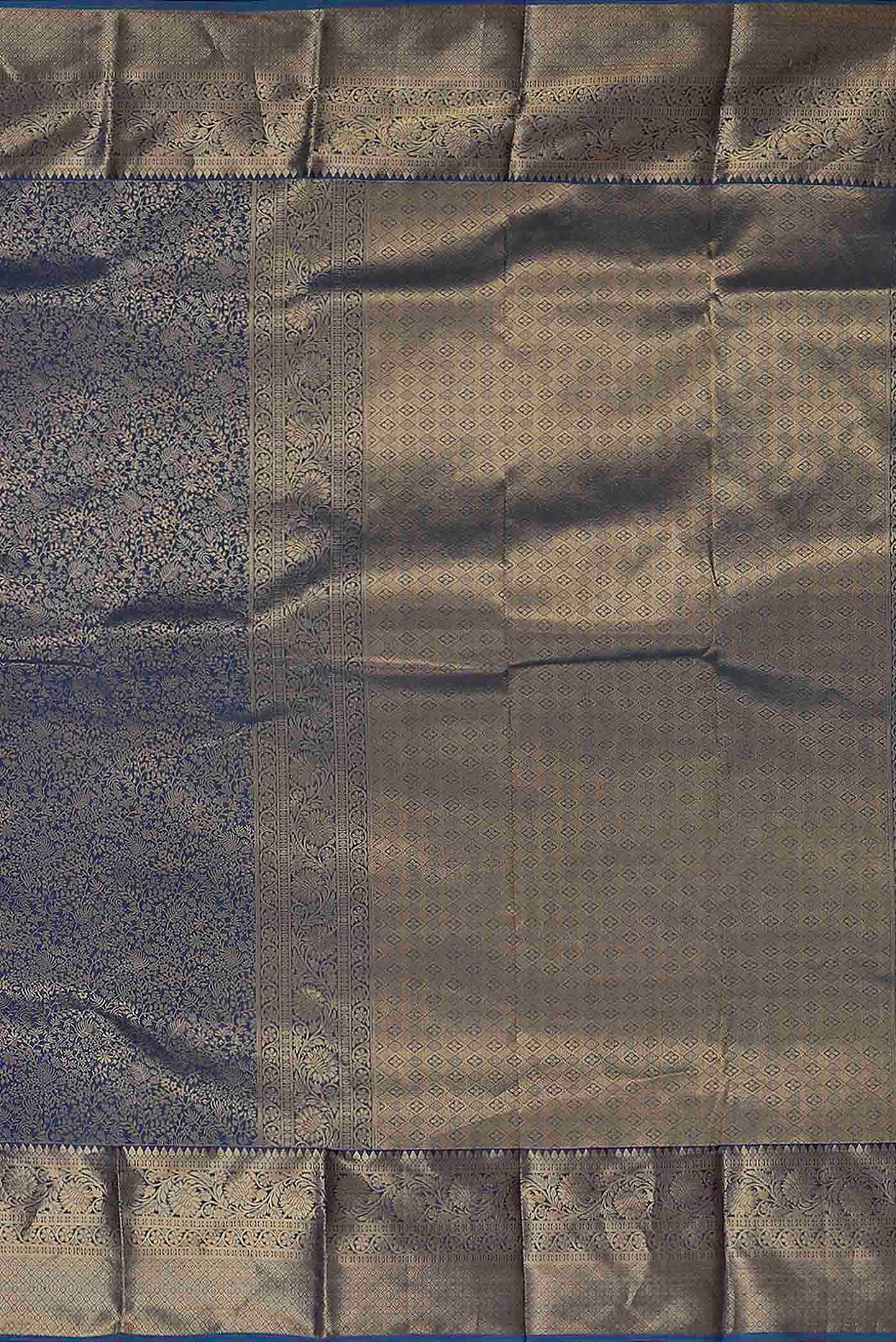 Blue Bangalore Silk Saree