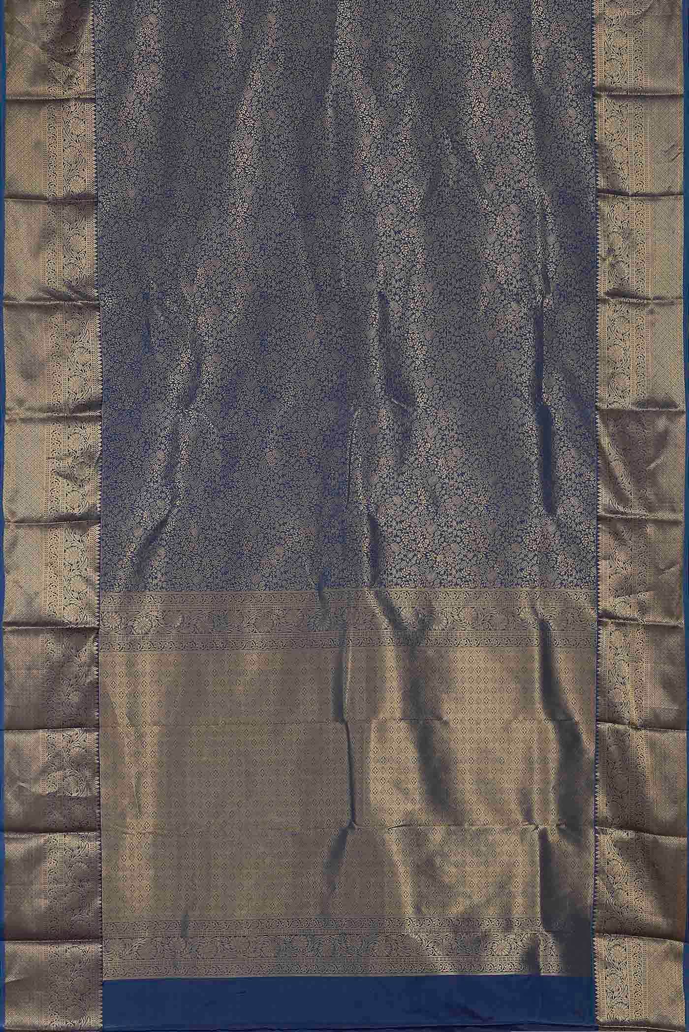 Blue Bangalore Silk Saree