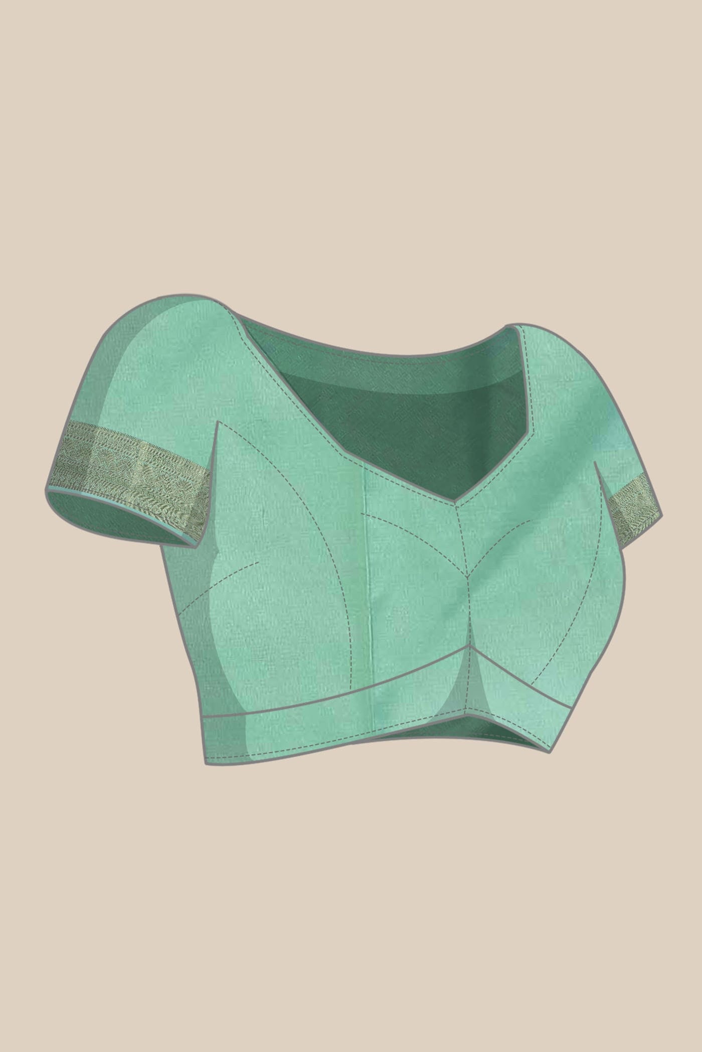 Green Bangalore Silk Saree