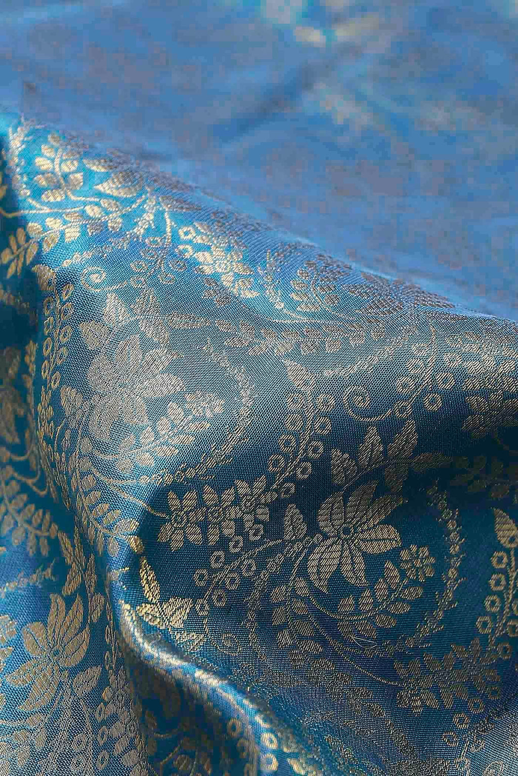 Blue Bangalore Silk Saree