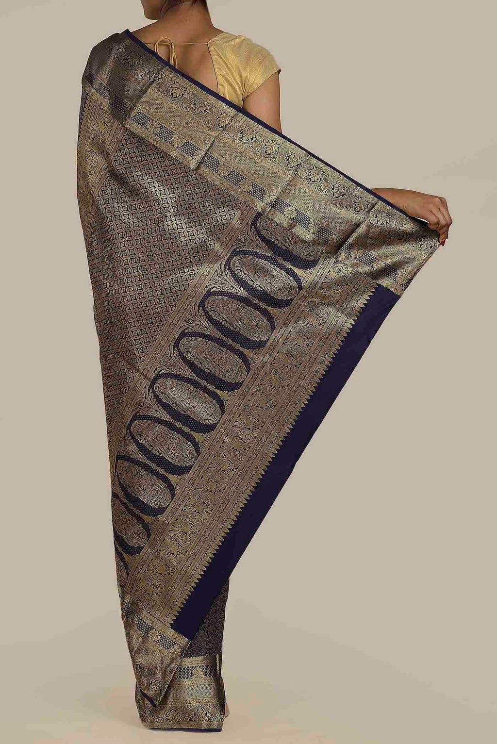 Blue Bangalore Silk Saree