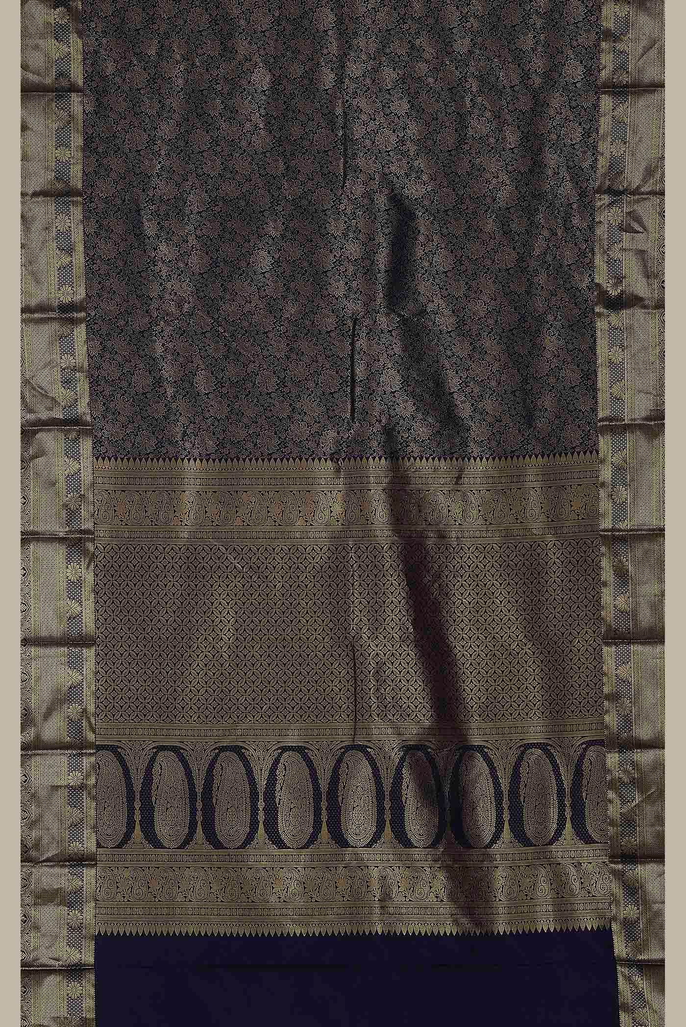 Blue Bangalore Silk Saree