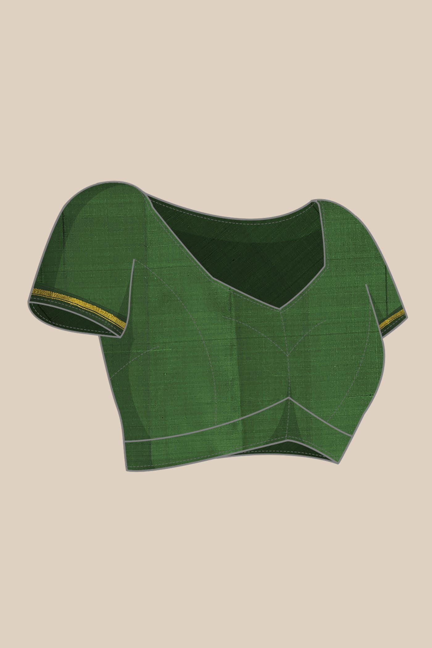 Green Kanchipuram Silk Saree