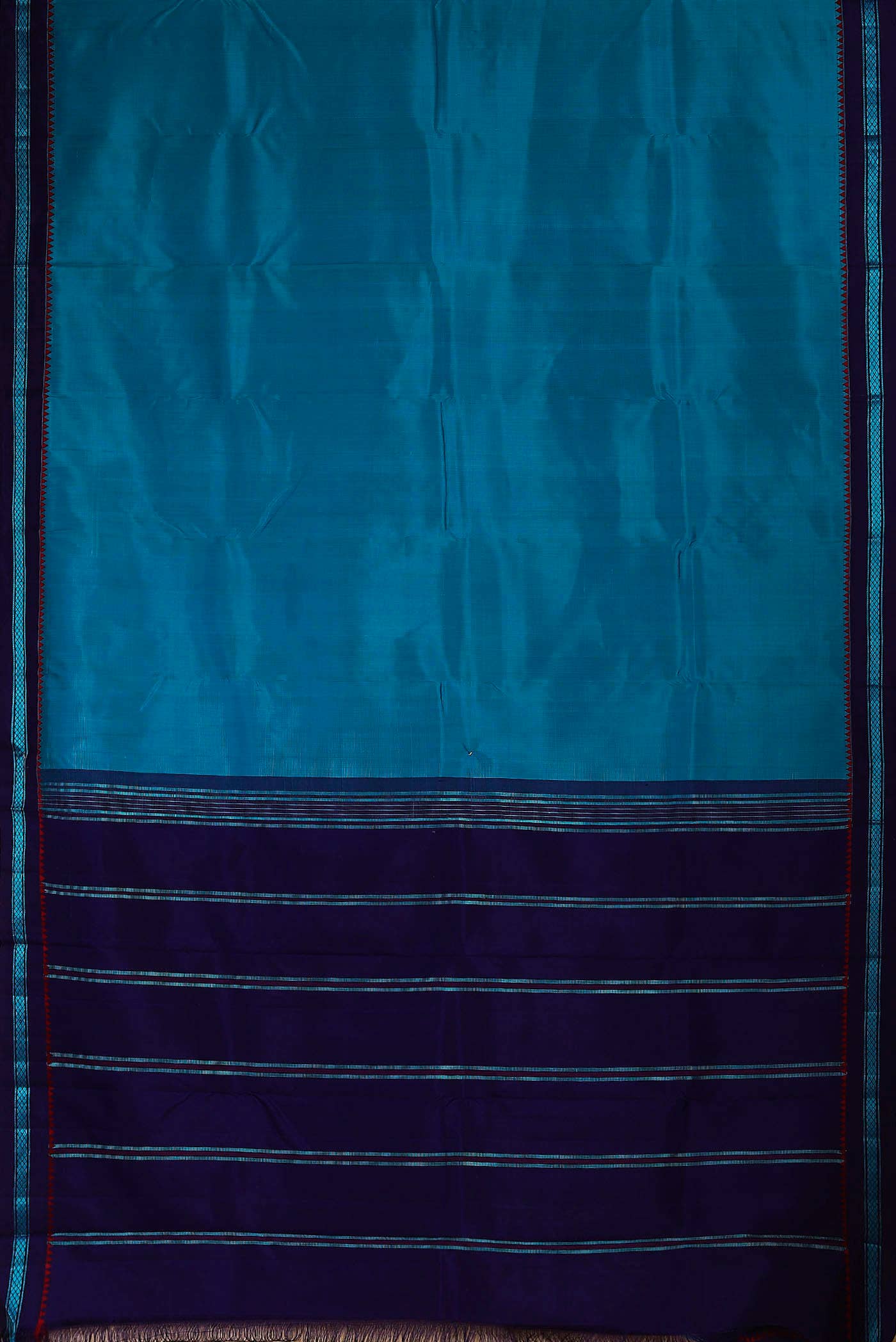 Blue Kanchipuram Silk Saree