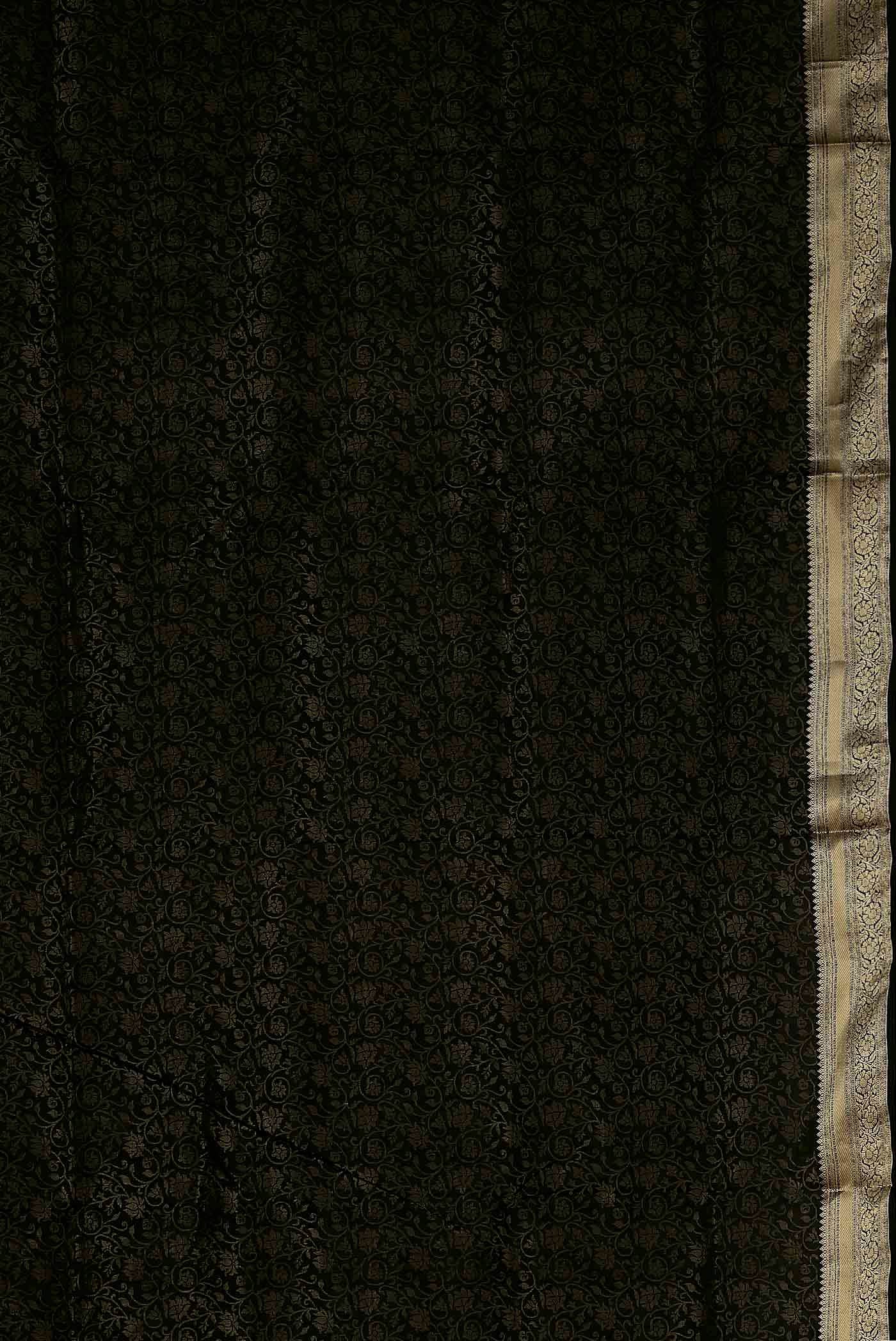 Black Soft Silk Saree