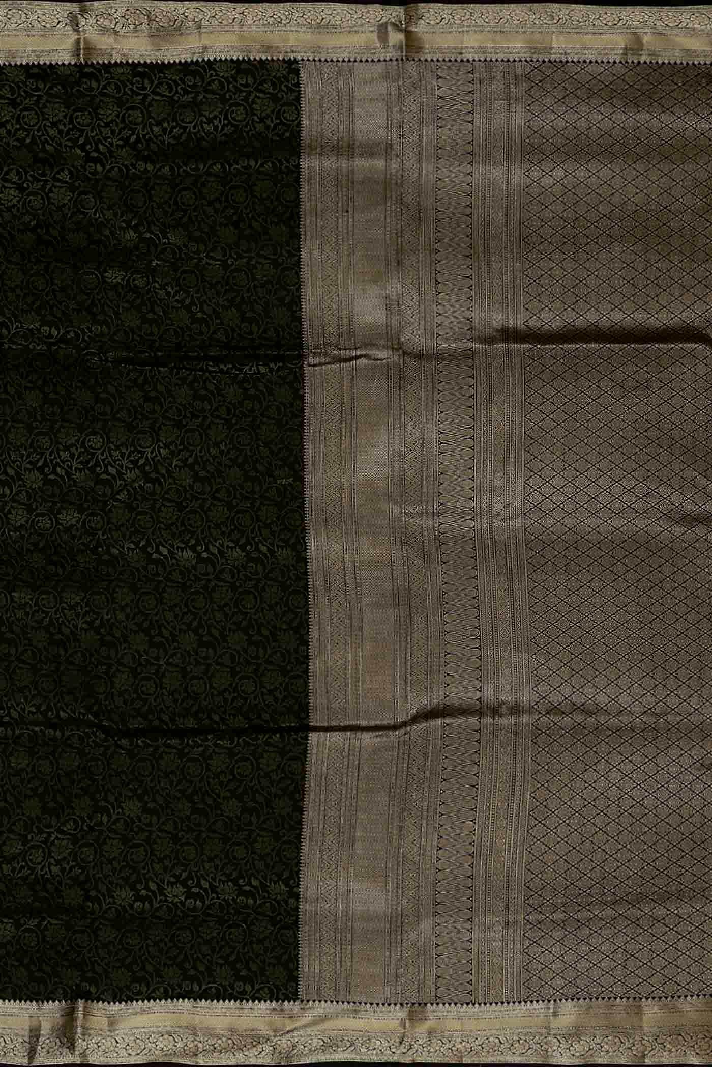 Black Soft Silk Saree