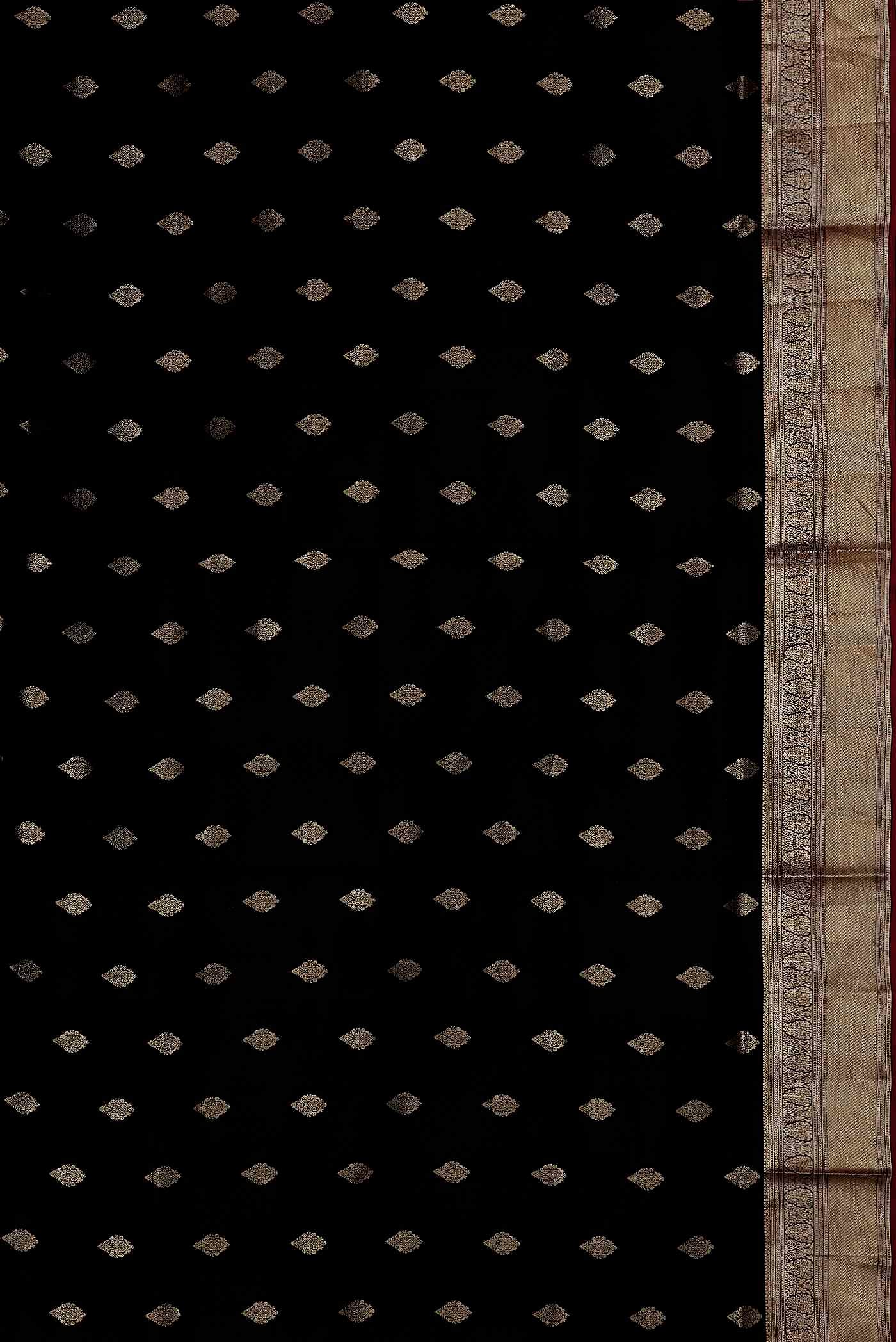 Black Soft Silk Saree