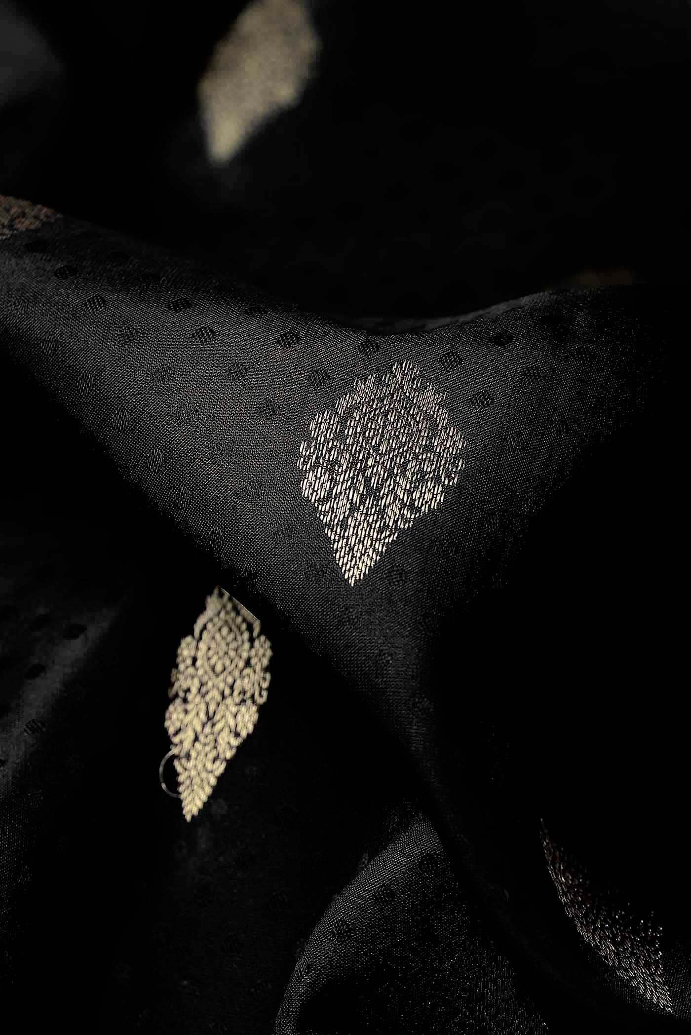 Black Soft Silk Saree