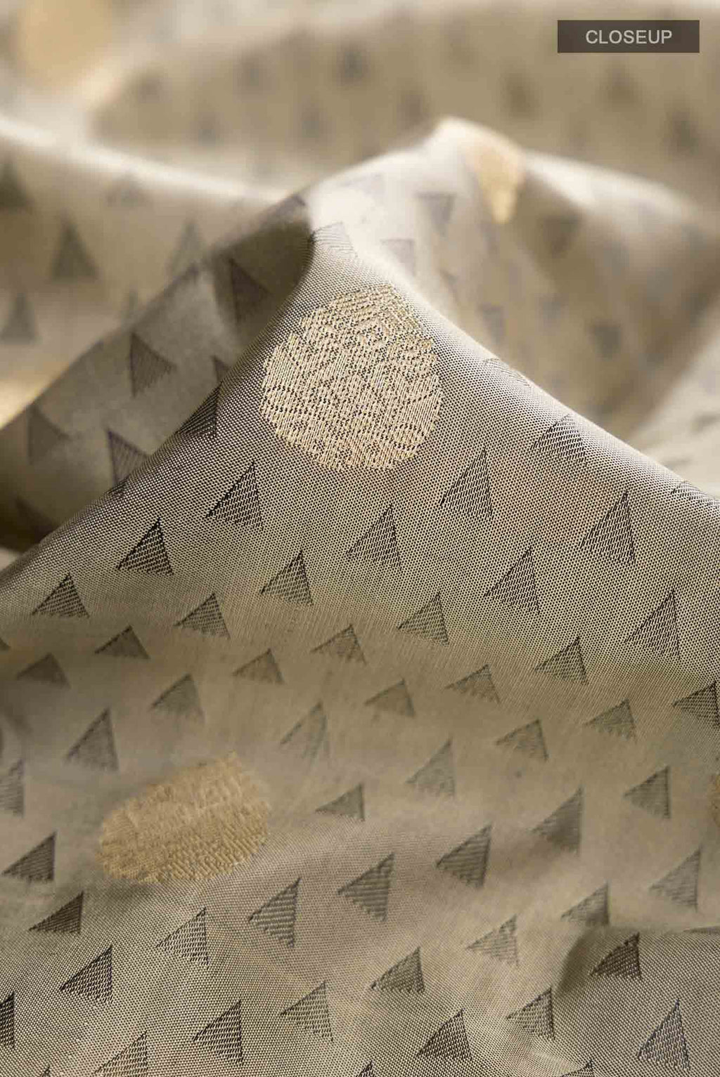 Grey Soft Silk Saree