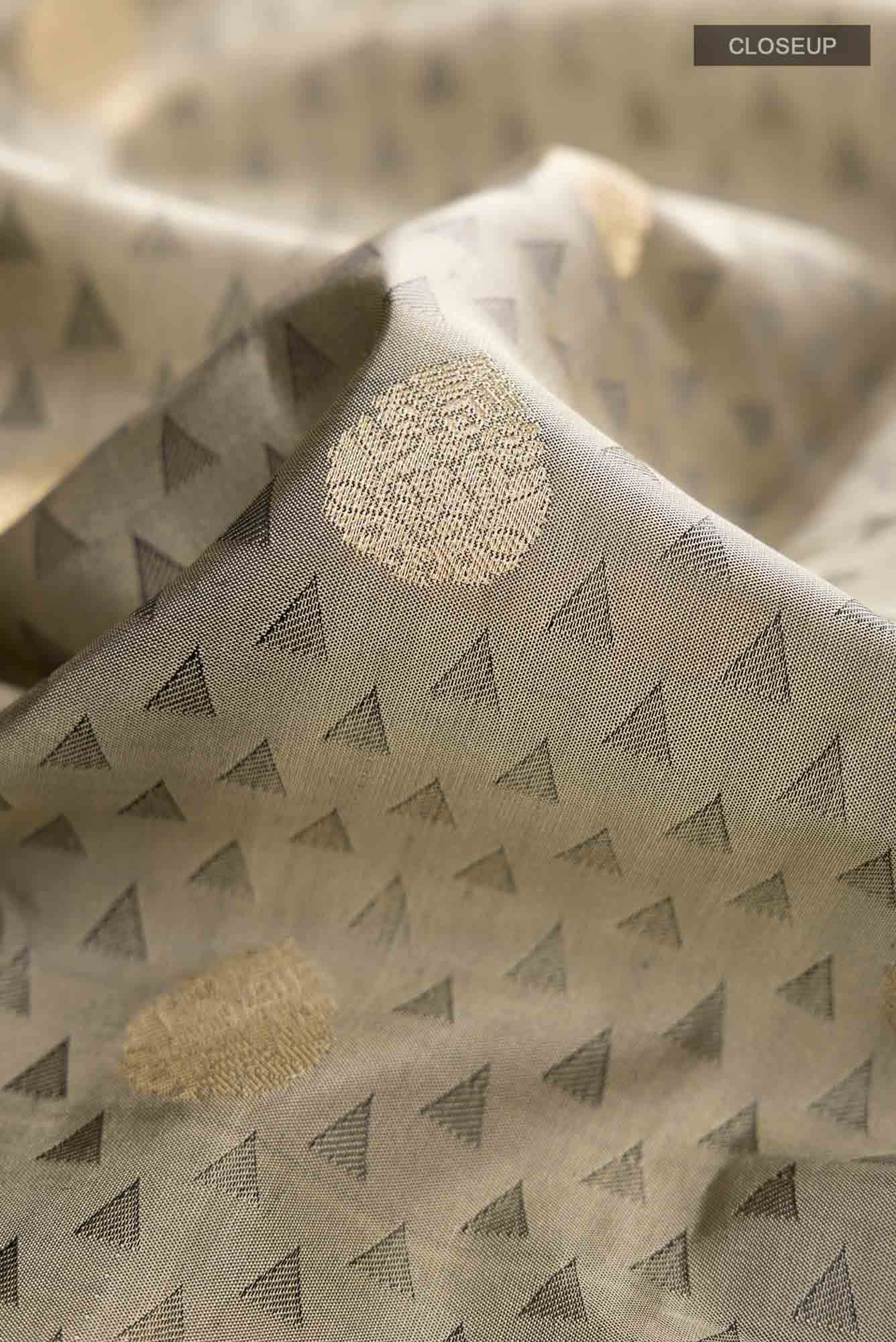 Grey Soft Silk Saree