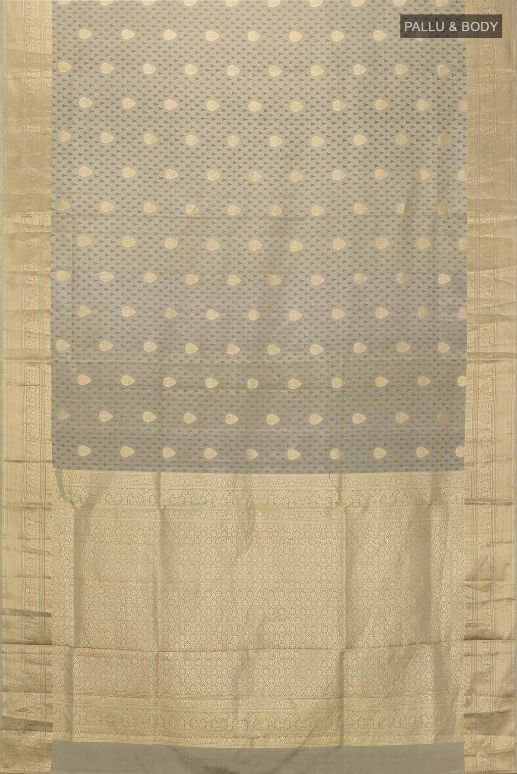 Grey Soft Silk Saree