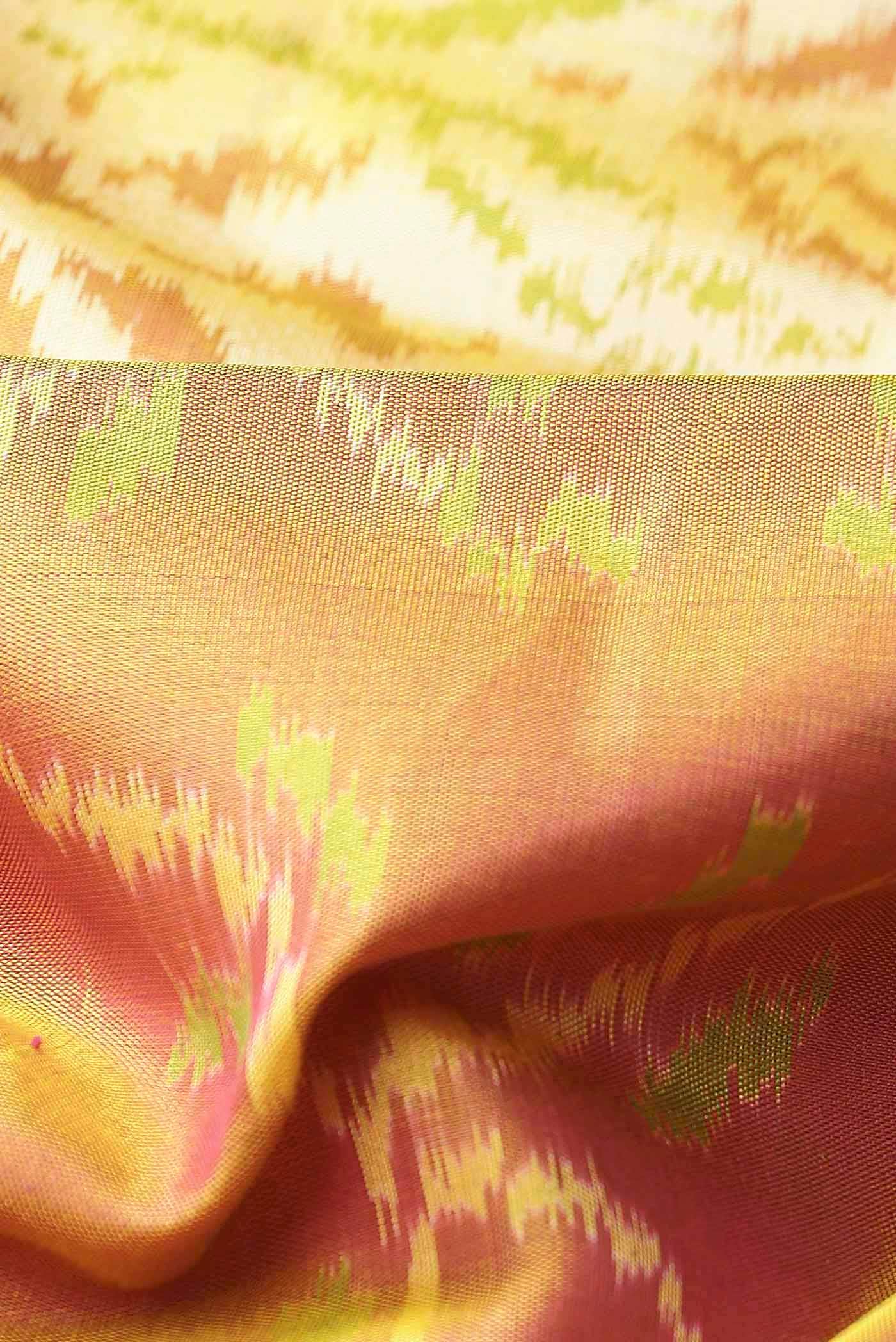Orange Rajkot Patola Silk Saree