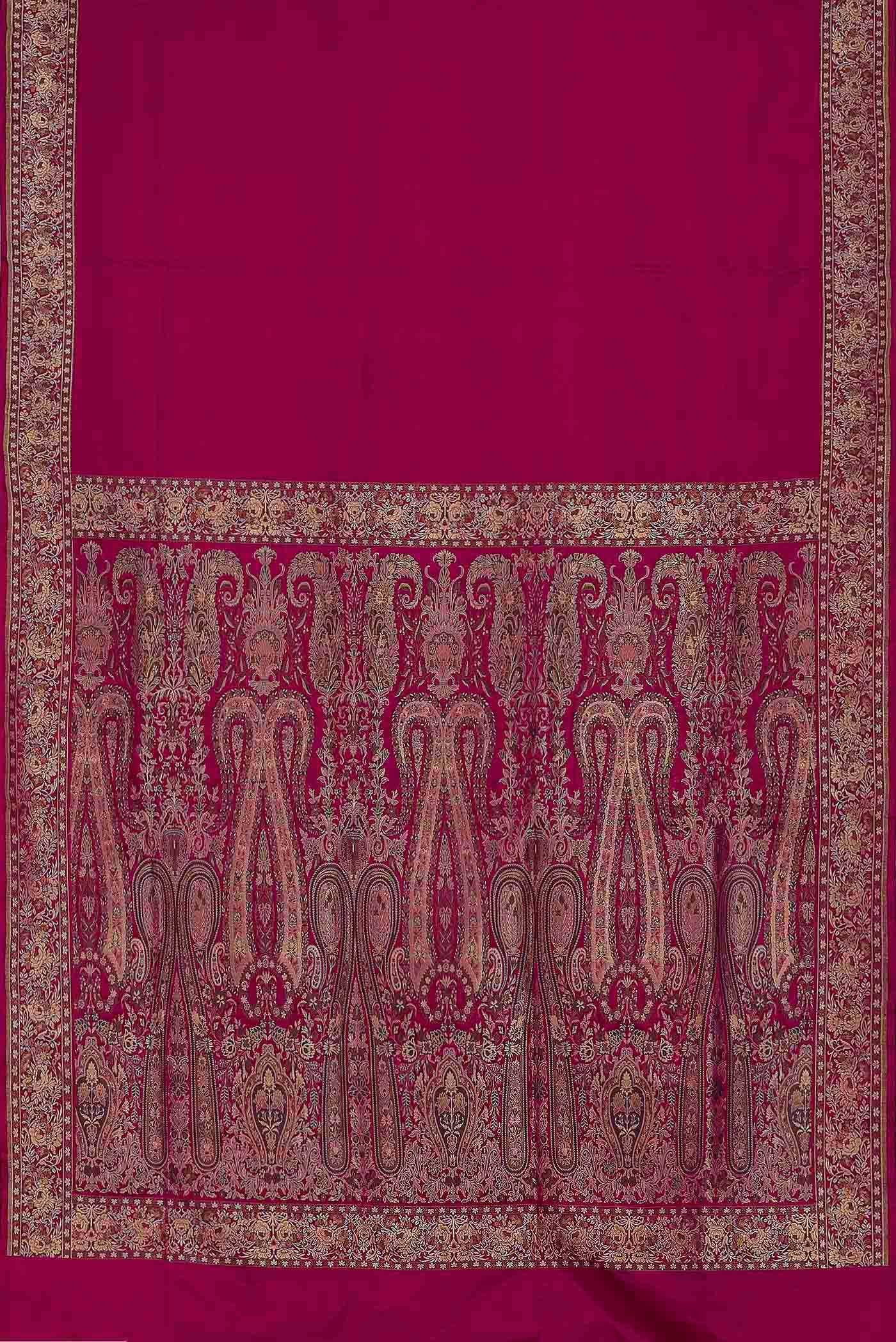 Pink Banarasi Silk Saree