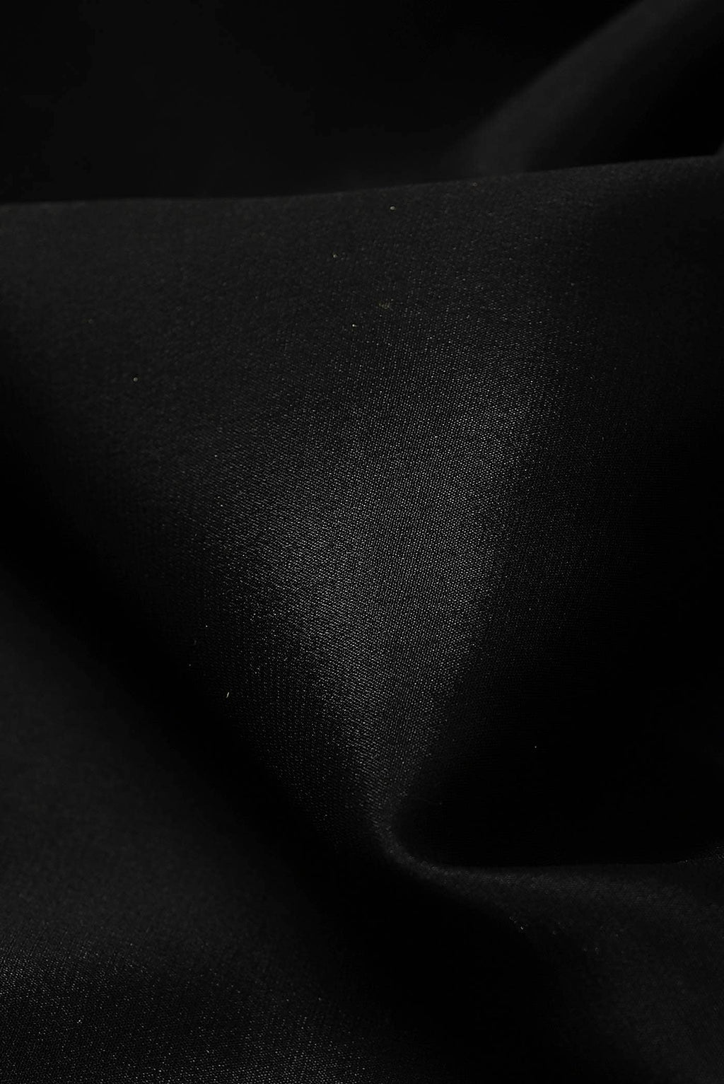 Black Mysore Crepe Saree
