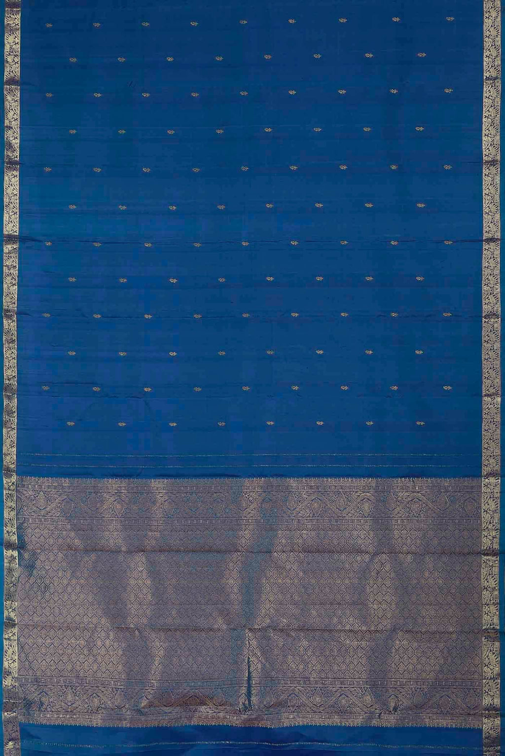 Blue Kanchipuram Silk Saree