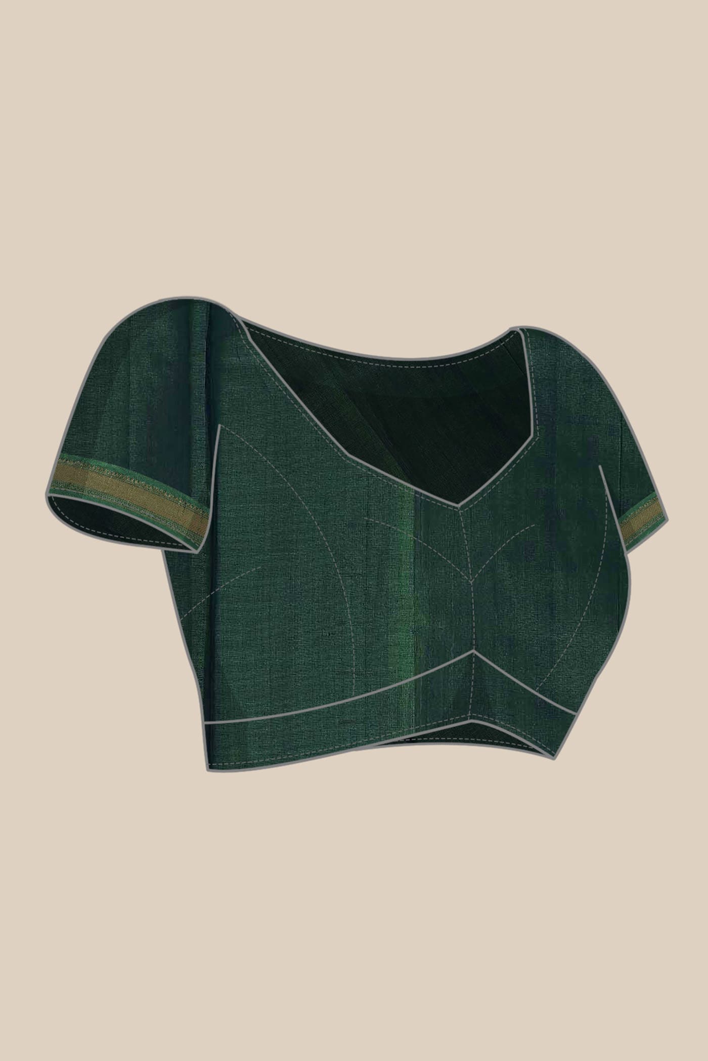 Navy Blue Pochampally Cotton Saree