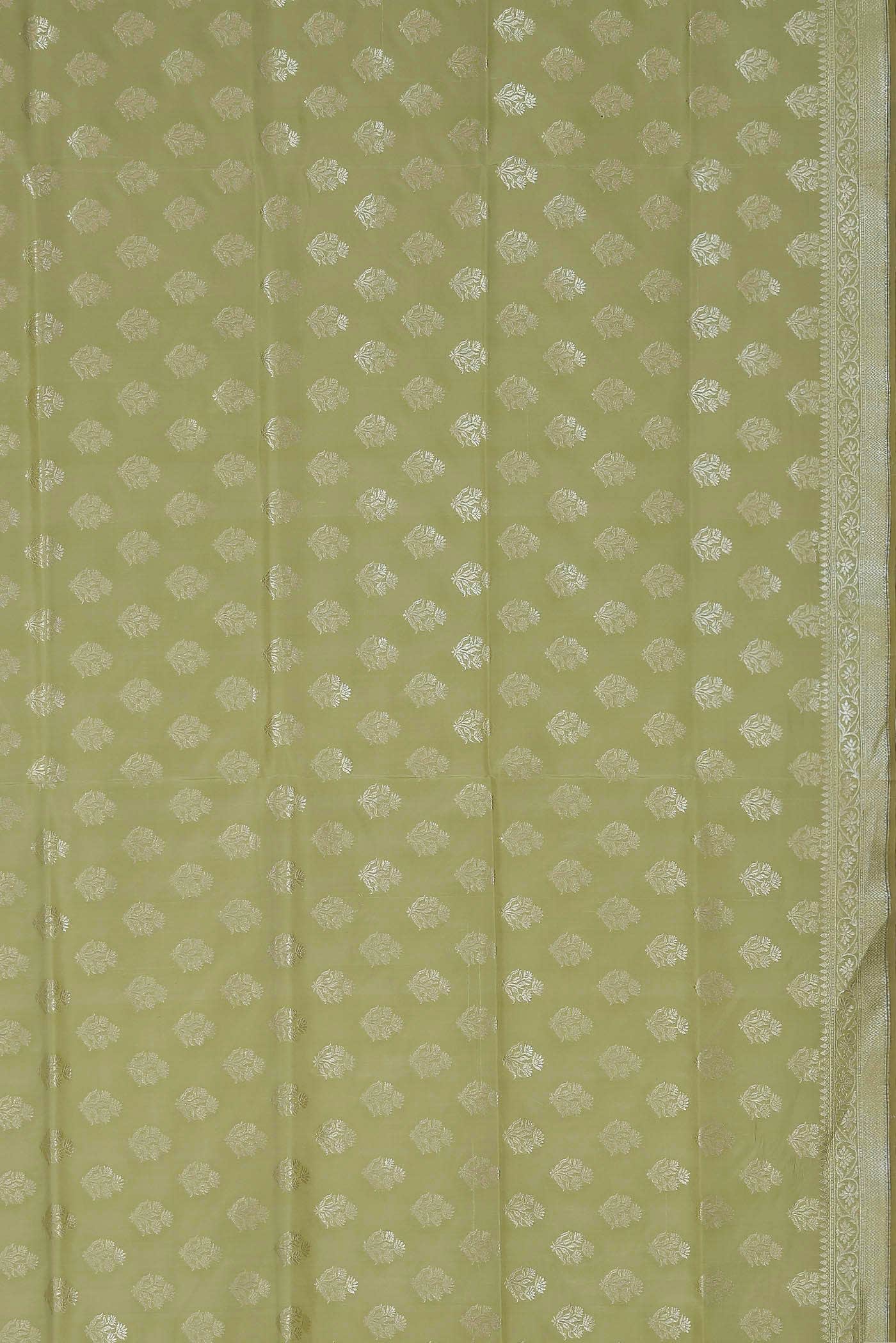 Green Banarasi Silk Saree