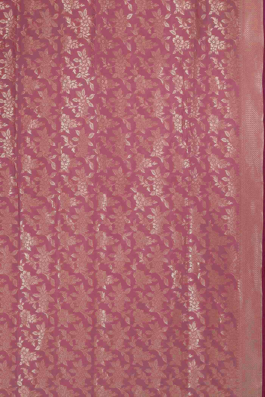 Pink Banarasi Katan Silk Saree