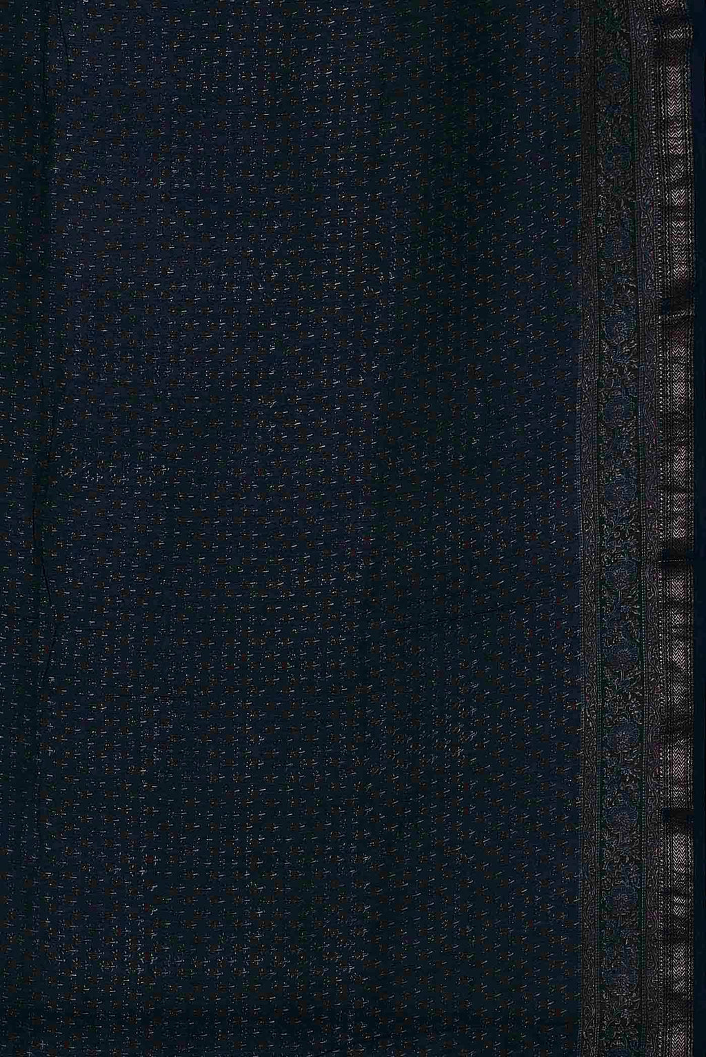 Blue Bhagalpuri Tussar Silk Saree
