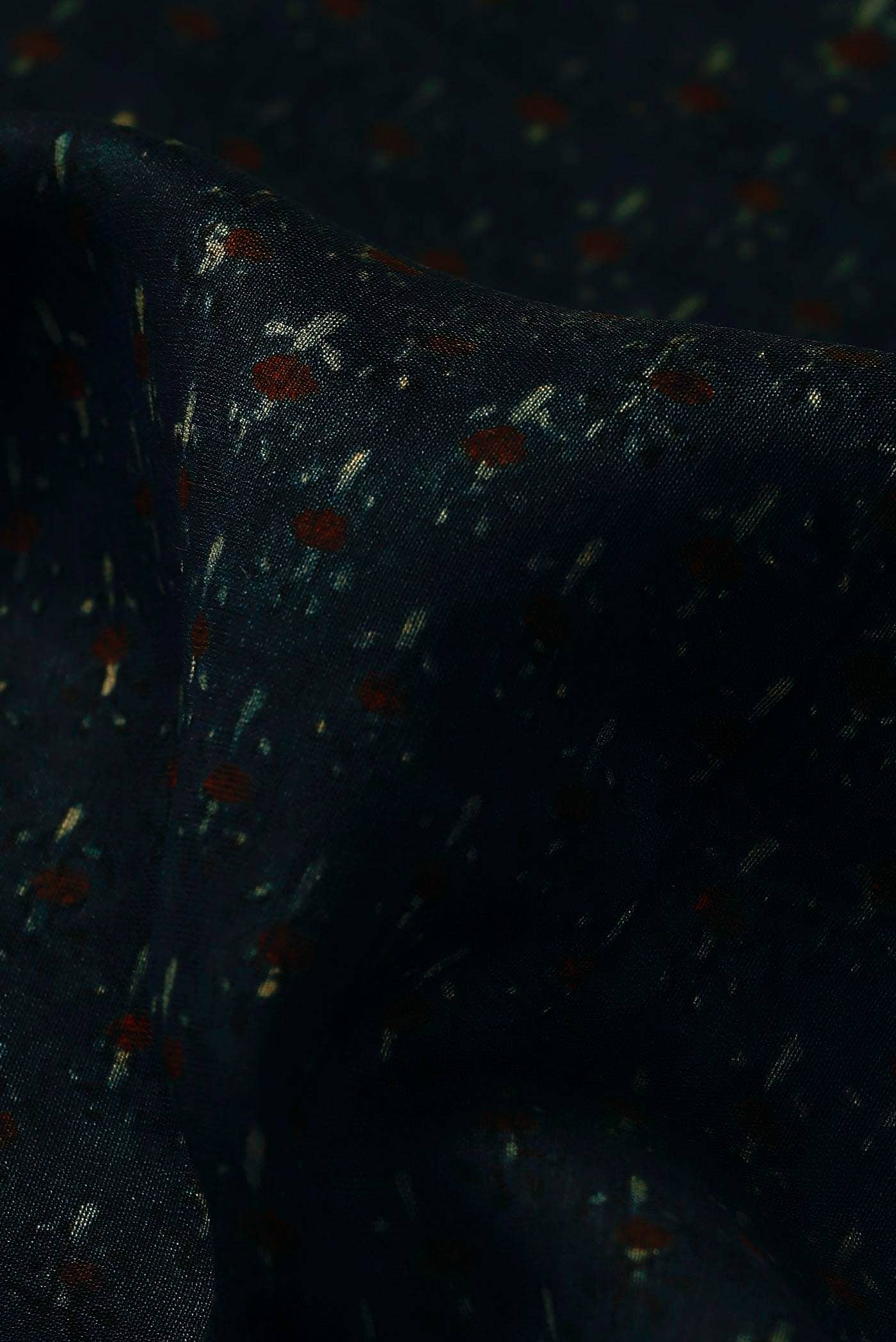 Blue Bhagalpuri Tussar Silk Saree