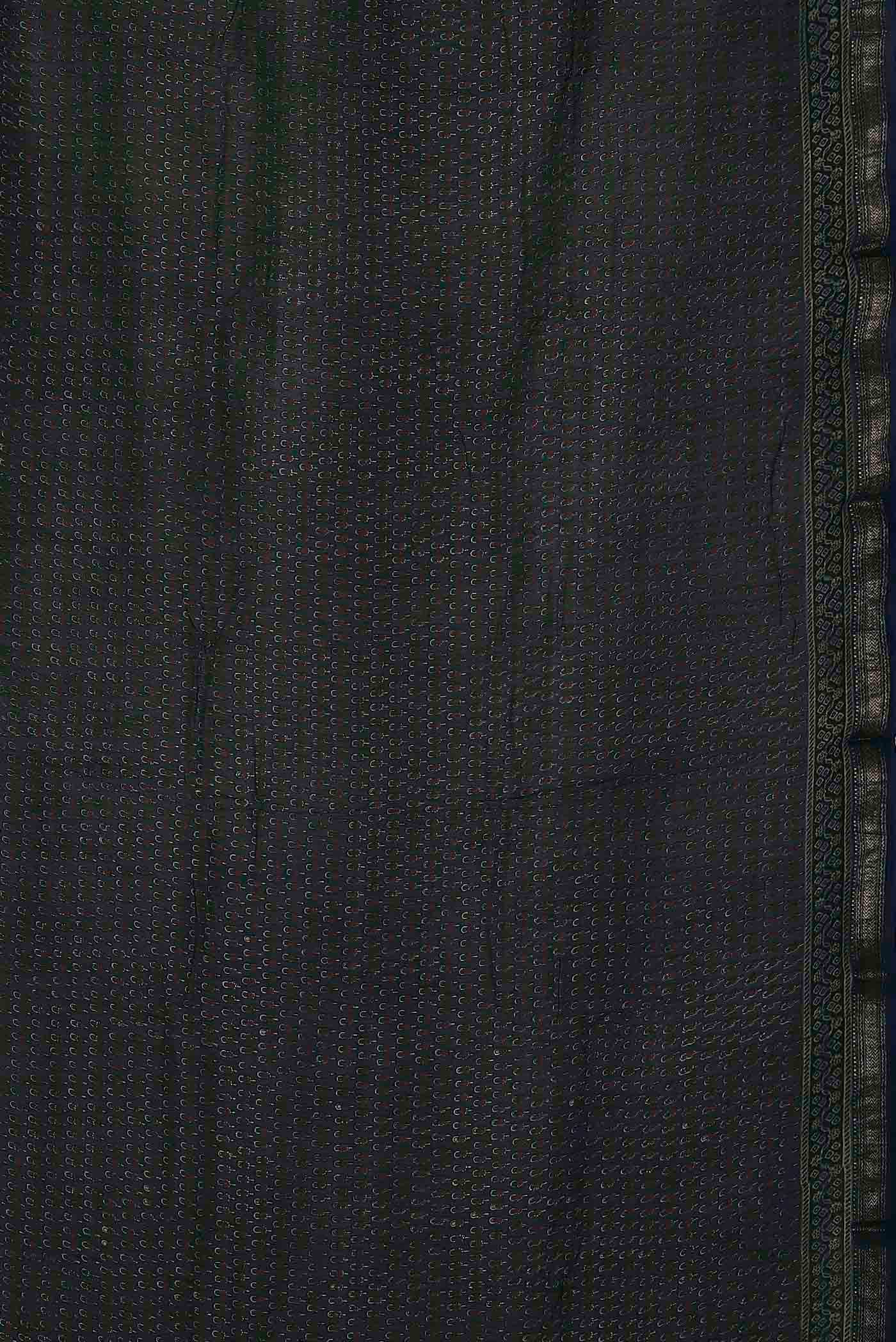 Blue Maheshwari Silk Cotton Saree