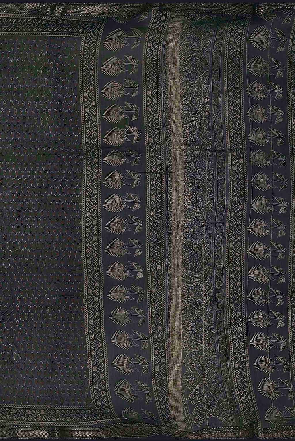 Blue Maheshwari Silk Cotton Saree