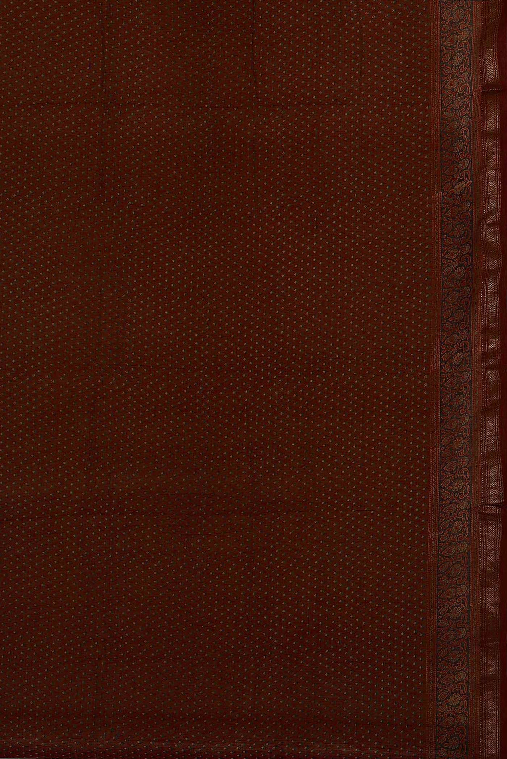 Maroon Maheshwari Silk Cotton Saree