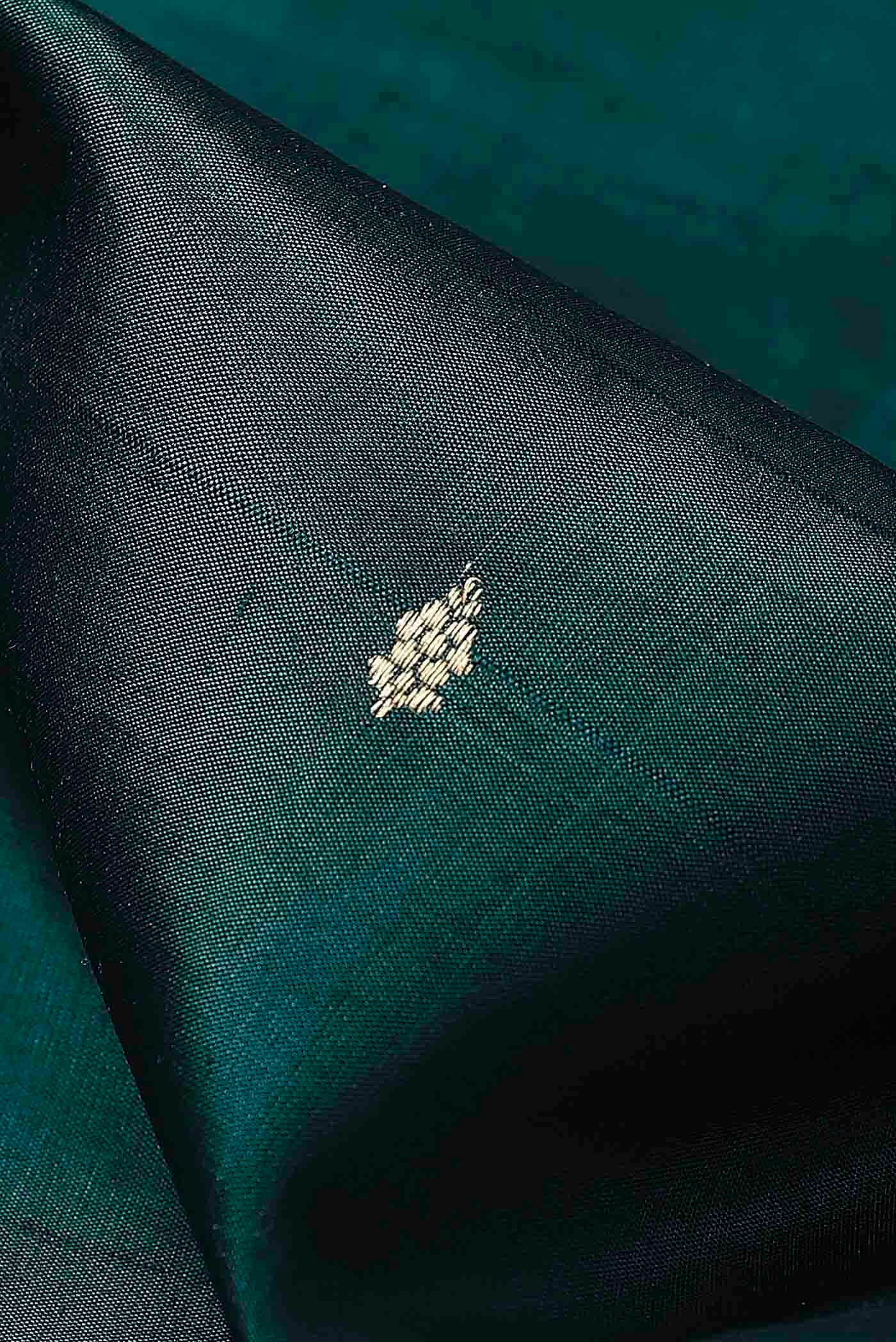 Blue Banarasi Katan Silk Saree