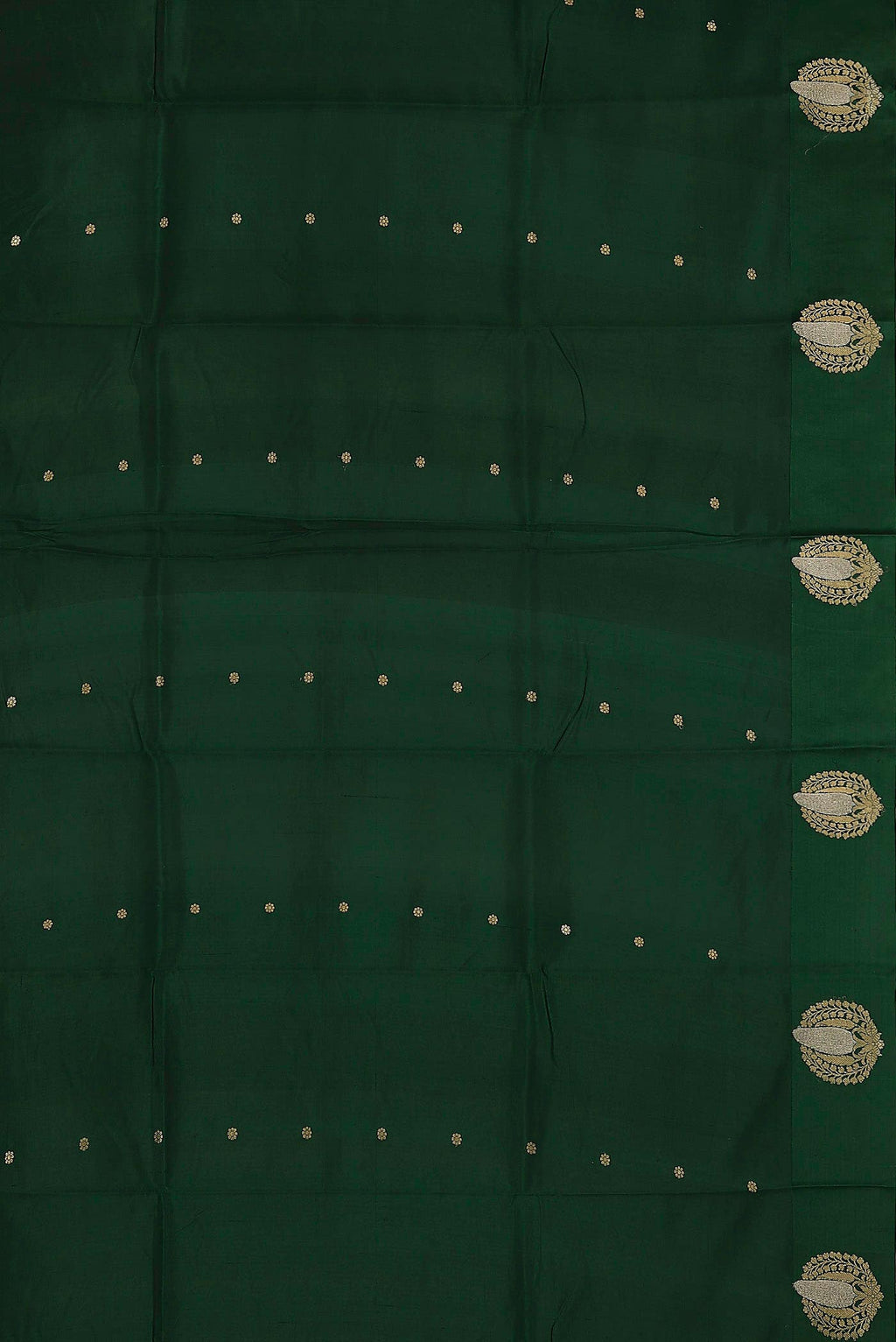 Green Banarasi Katan Silk Saree