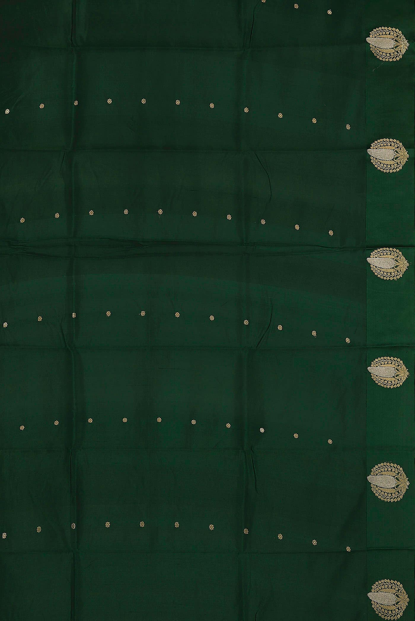 Green Banarasi Katan Silk Saree