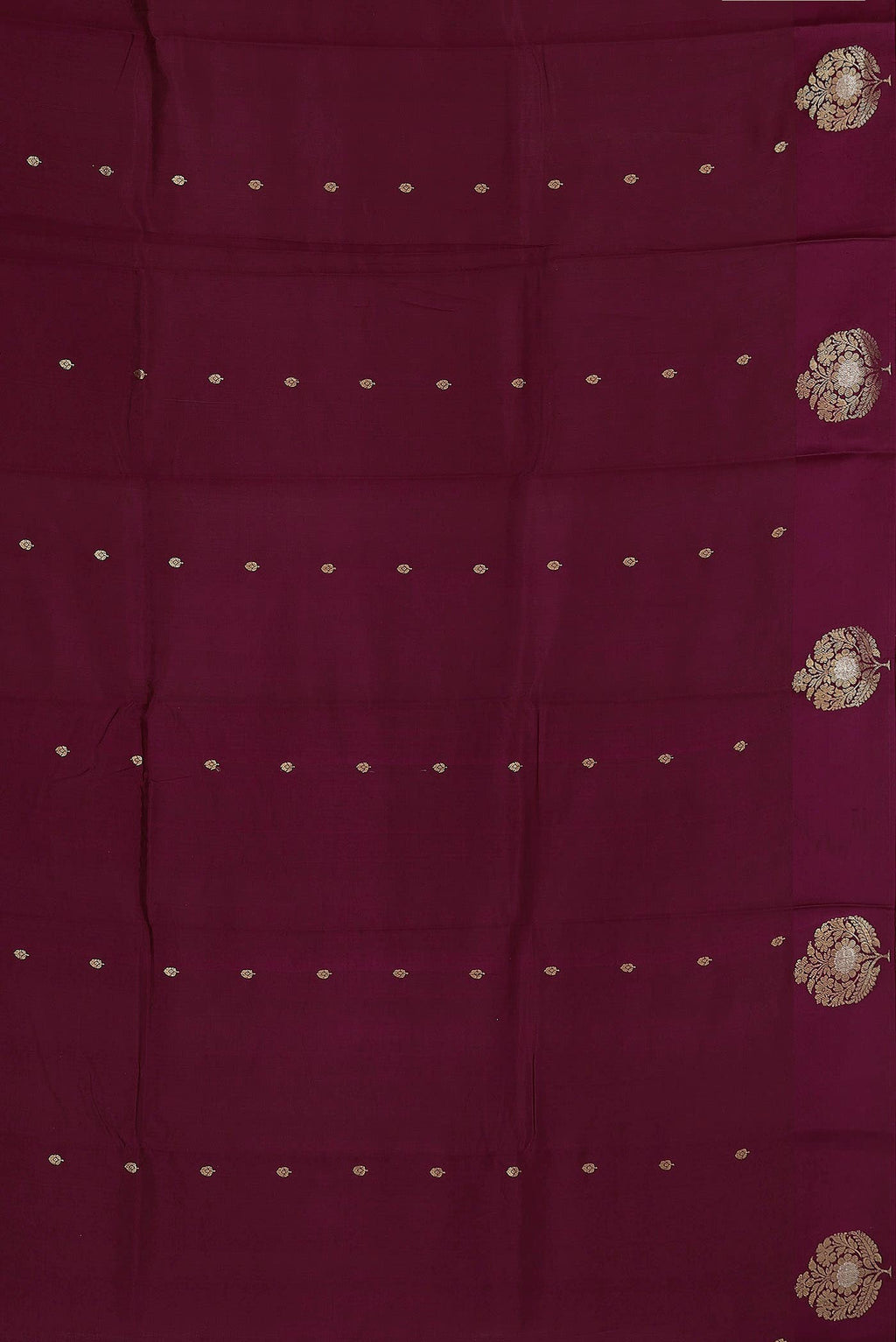 Purple Banarasi Katan Silk Saree