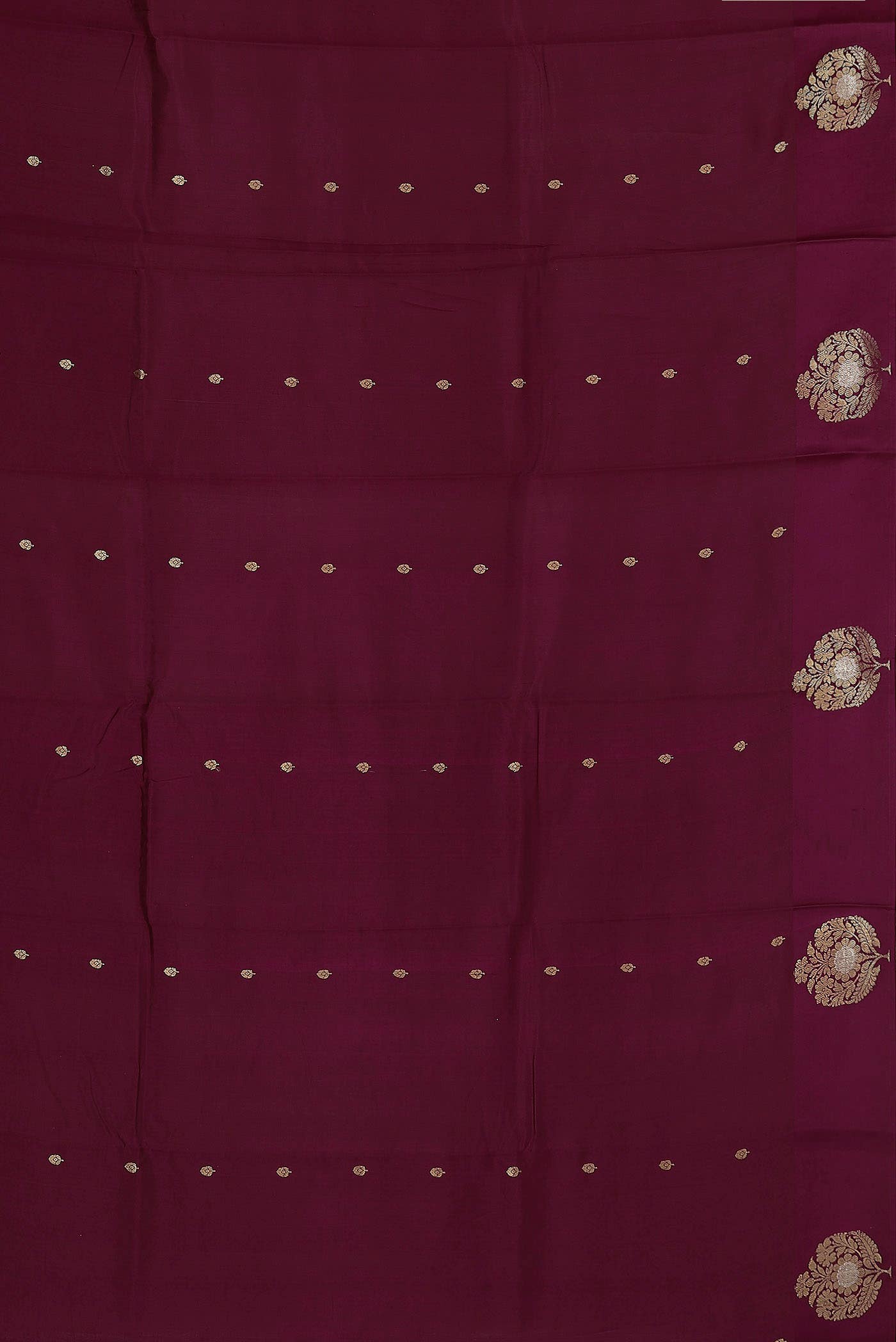 Purple Banarasi Katan Silk Saree
