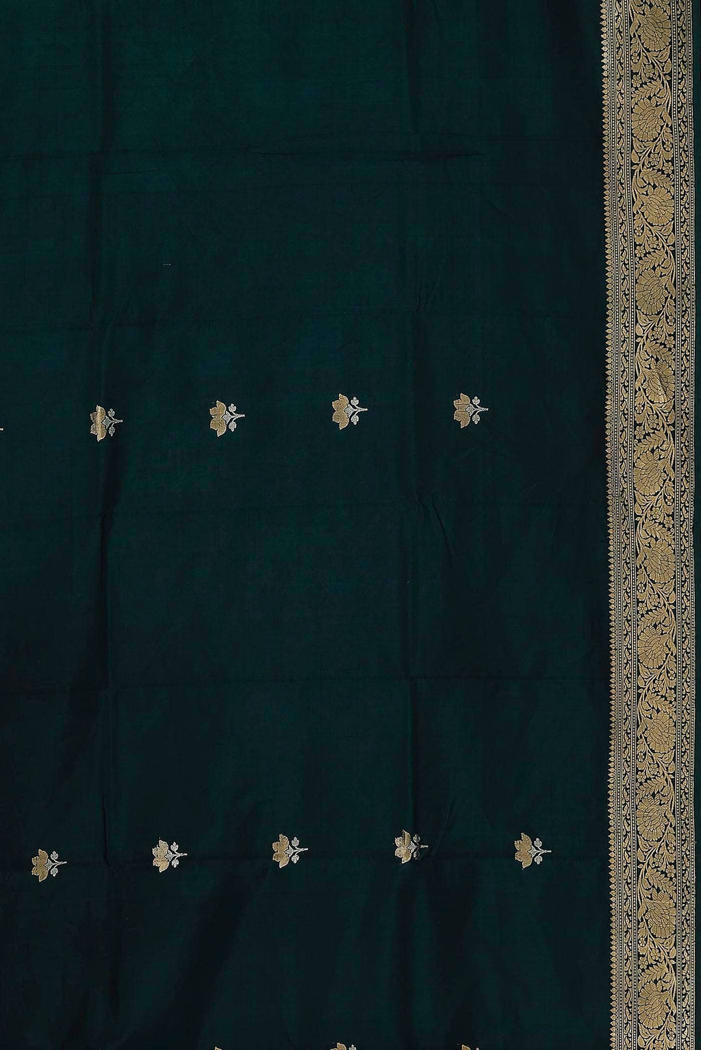 Blue Banarasi Katan Silk Saree